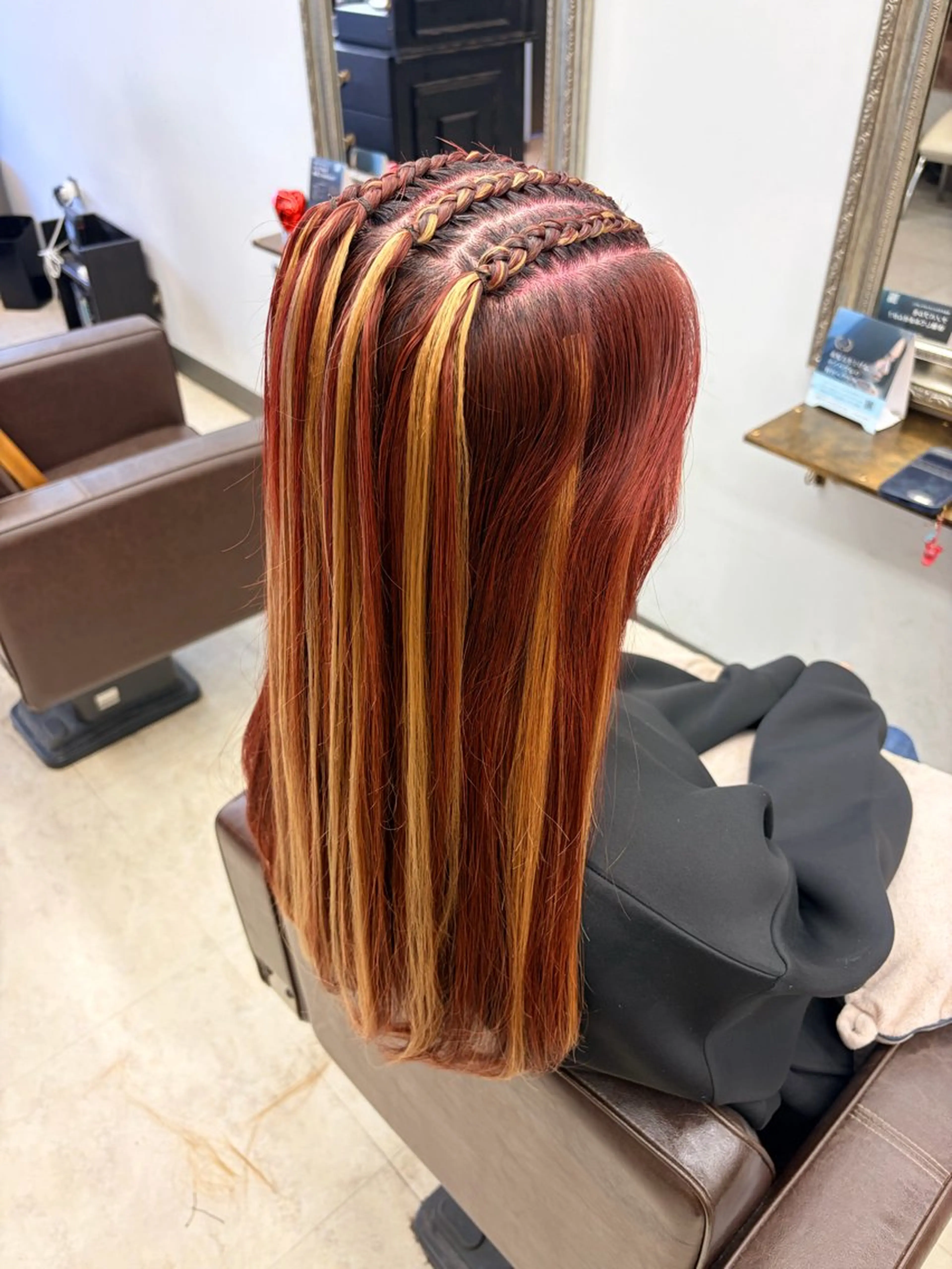 ロング ヘアアレンジ シールエクステ エクステ ヘアセット Crescere所属・小島 凜のヘアスタイル