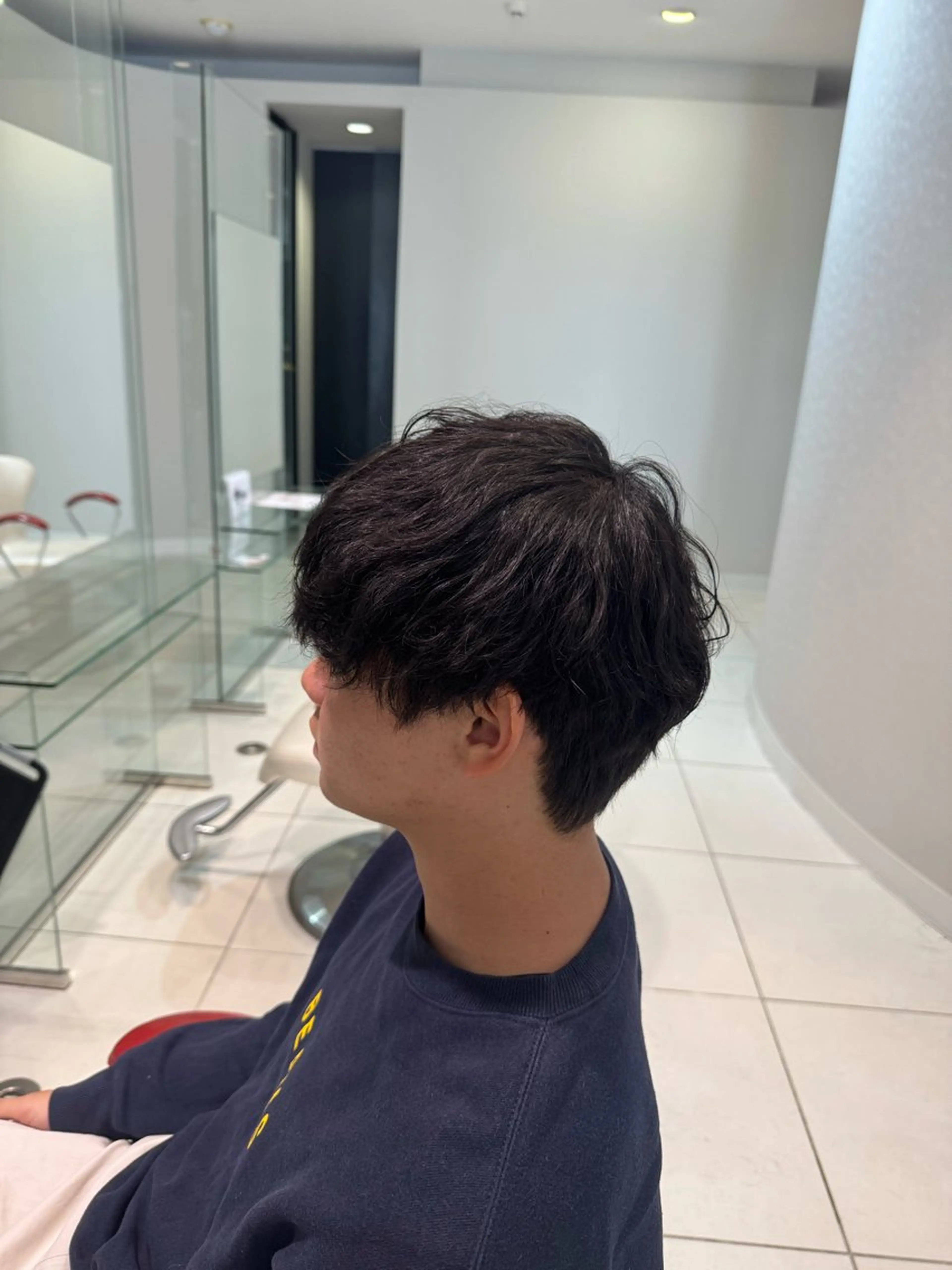 メンズ メンズパーマ カット パーマ 水谷 亮太のヘアスタイル