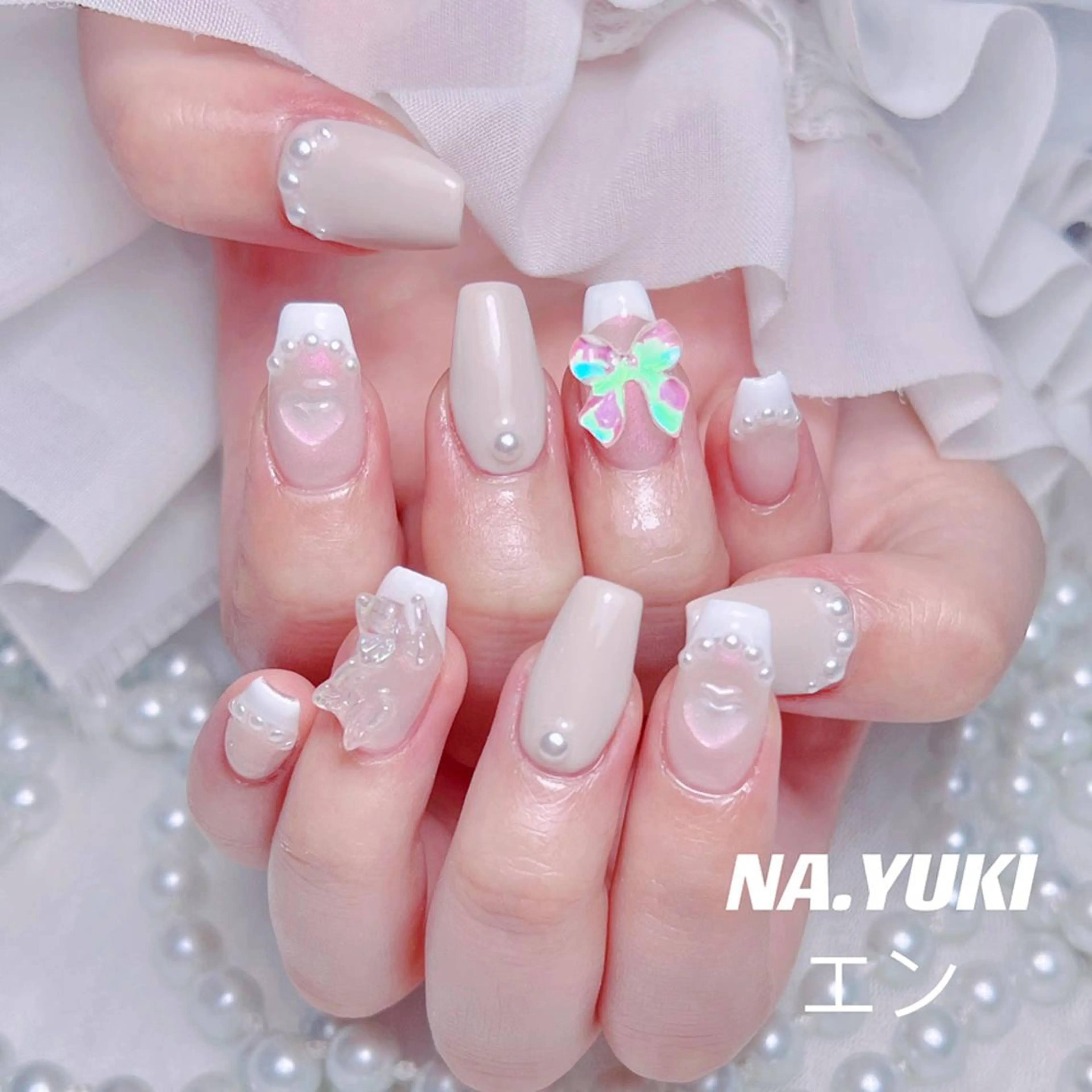 ネイル ハンドネイル ハンドケア 🦋 Queenieのネイルデザイン