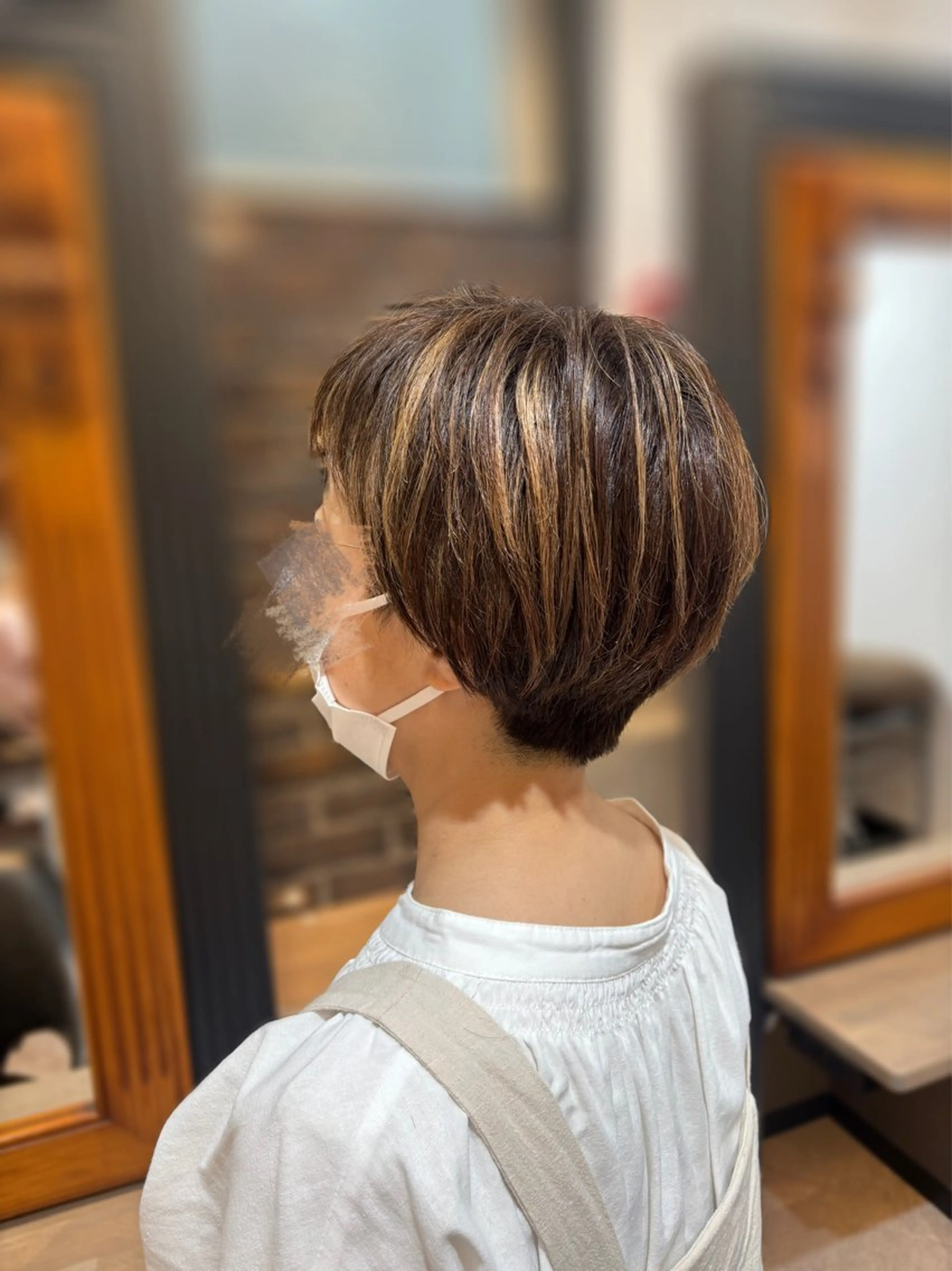 ショート ハンサムショート ショートヘア ️🫧押上️🫧はな 🫧まとまるショートのヘアスタイル