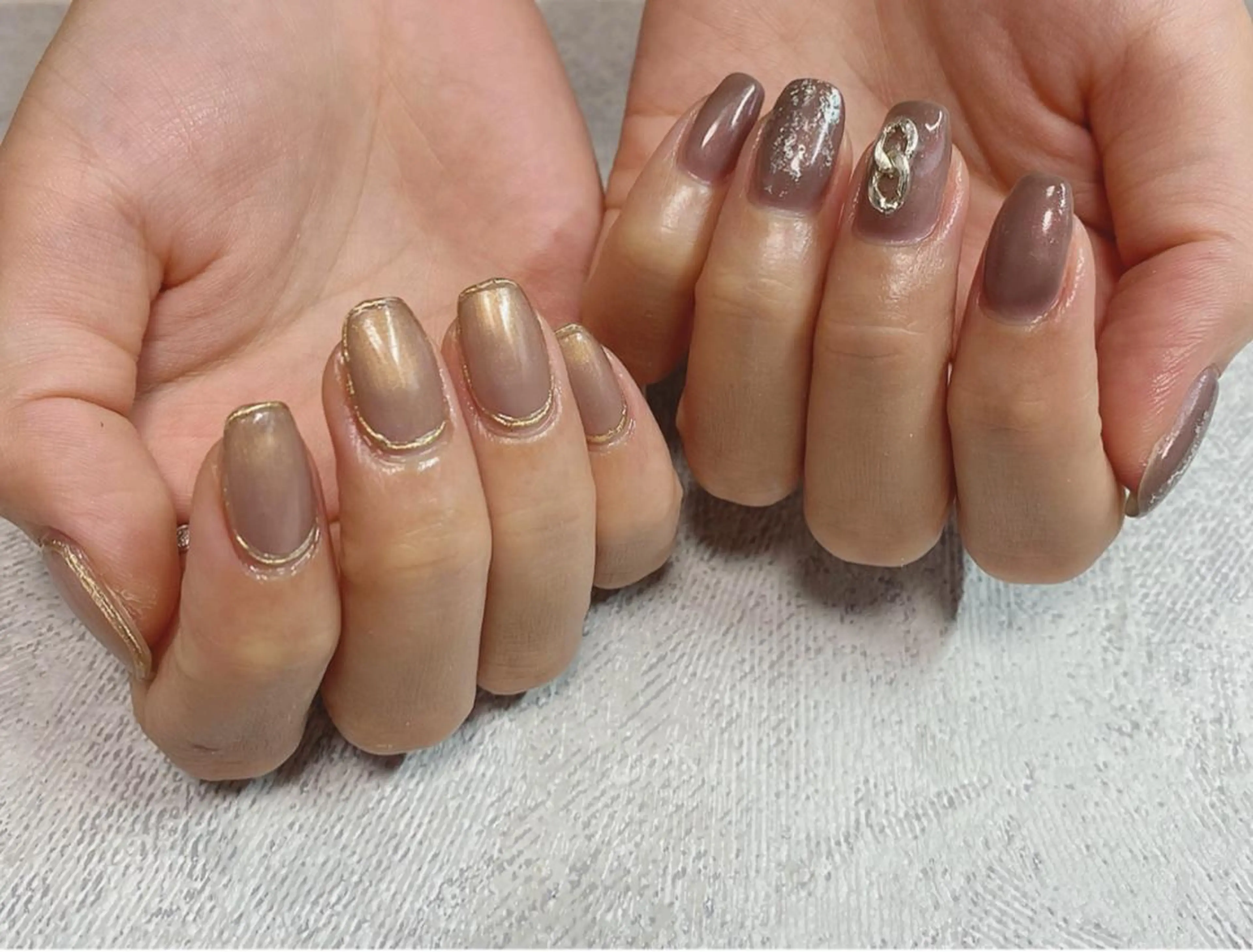 ネイル マットネイル ミラーネイル 𝑺 𝒏𝒂𝒊𝒍✳︎のネイルデザイン