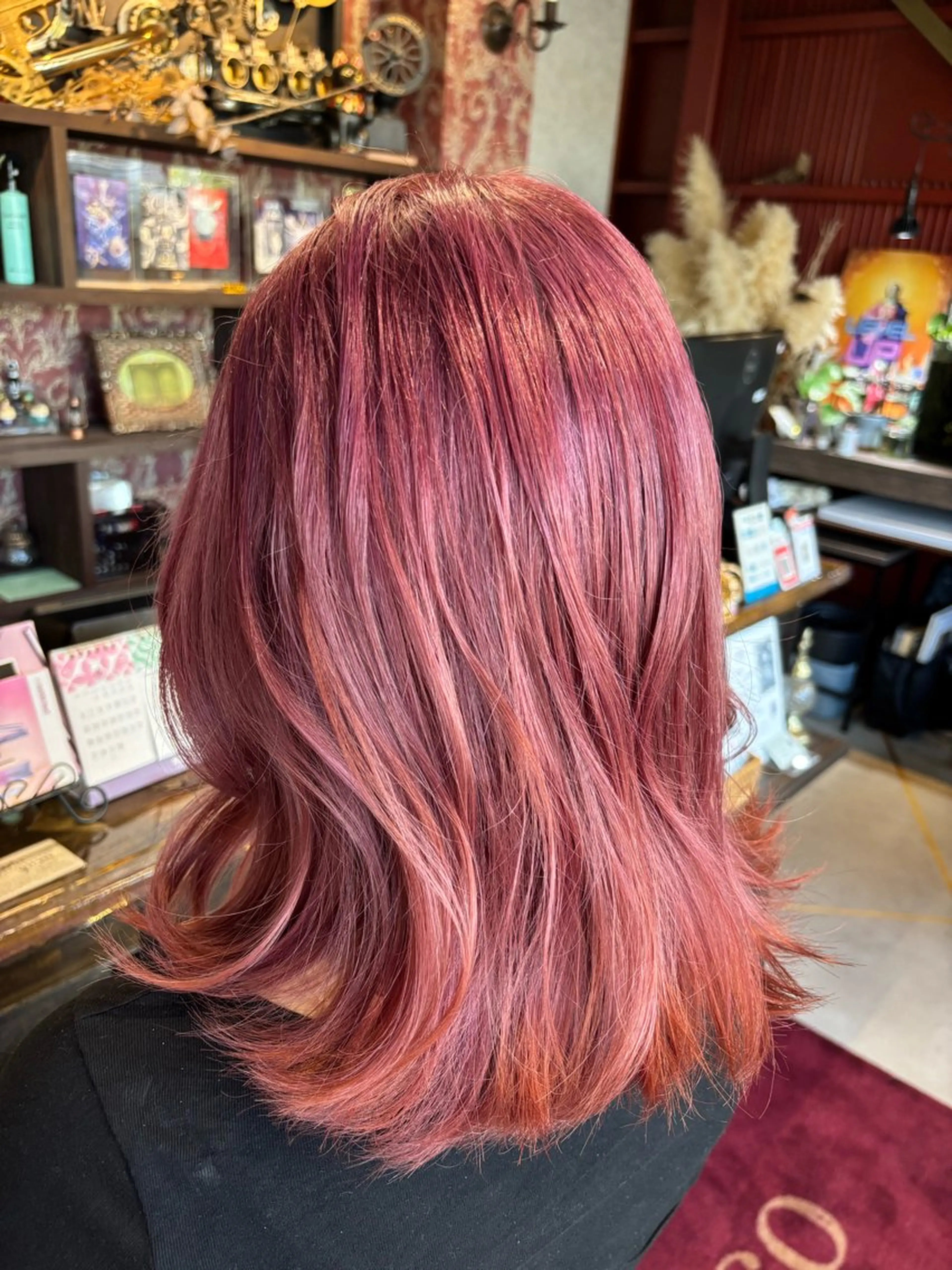 カラー ブリーチ ラベンダーカラー ラベンダーピンク ピンクカラー ヘアカラー Barocco 🎀ヒメ🎀(19)のヘアスタイル