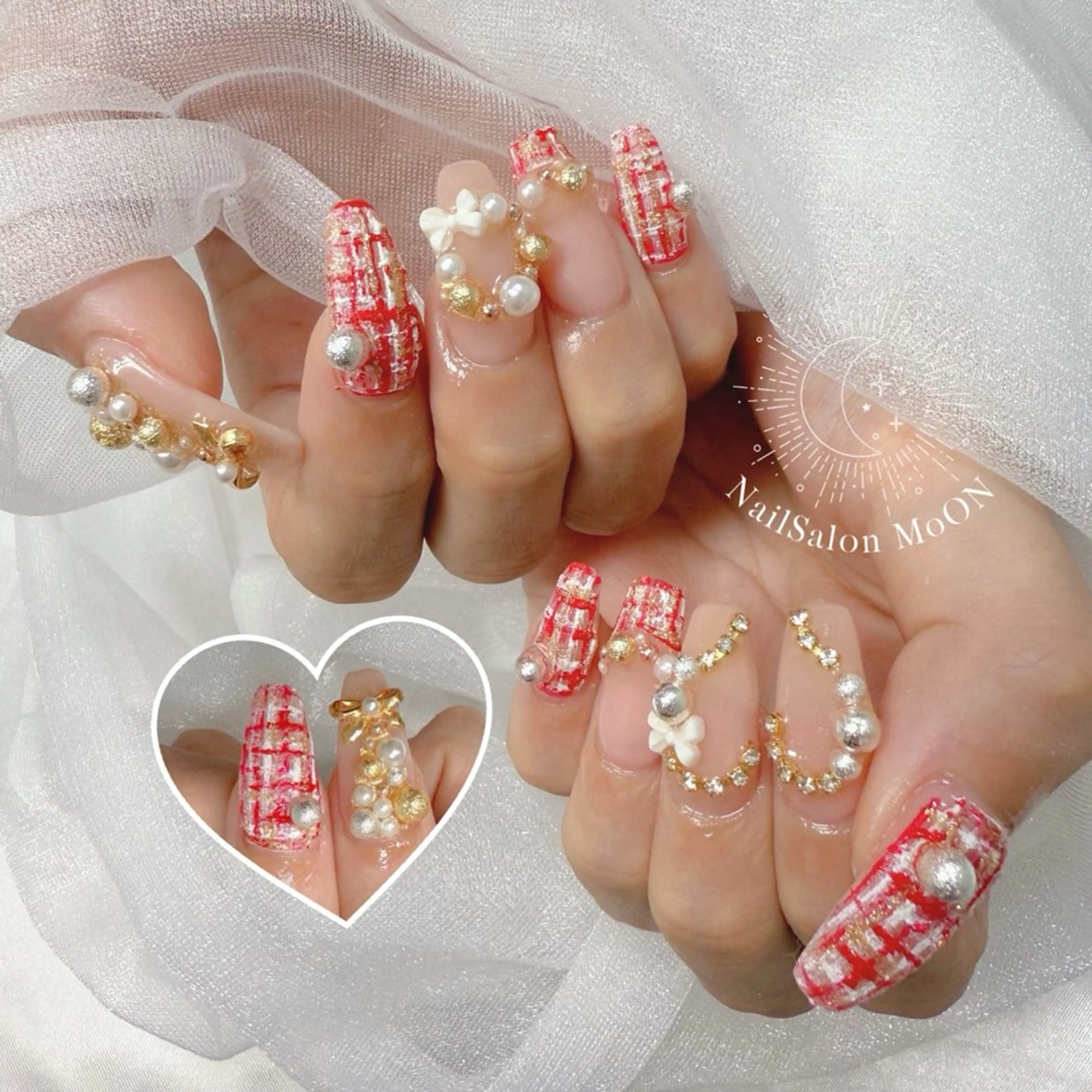 ネイル ハンドネイル ハンドケア MoON...❤︎ MeGuのネイルデザイン