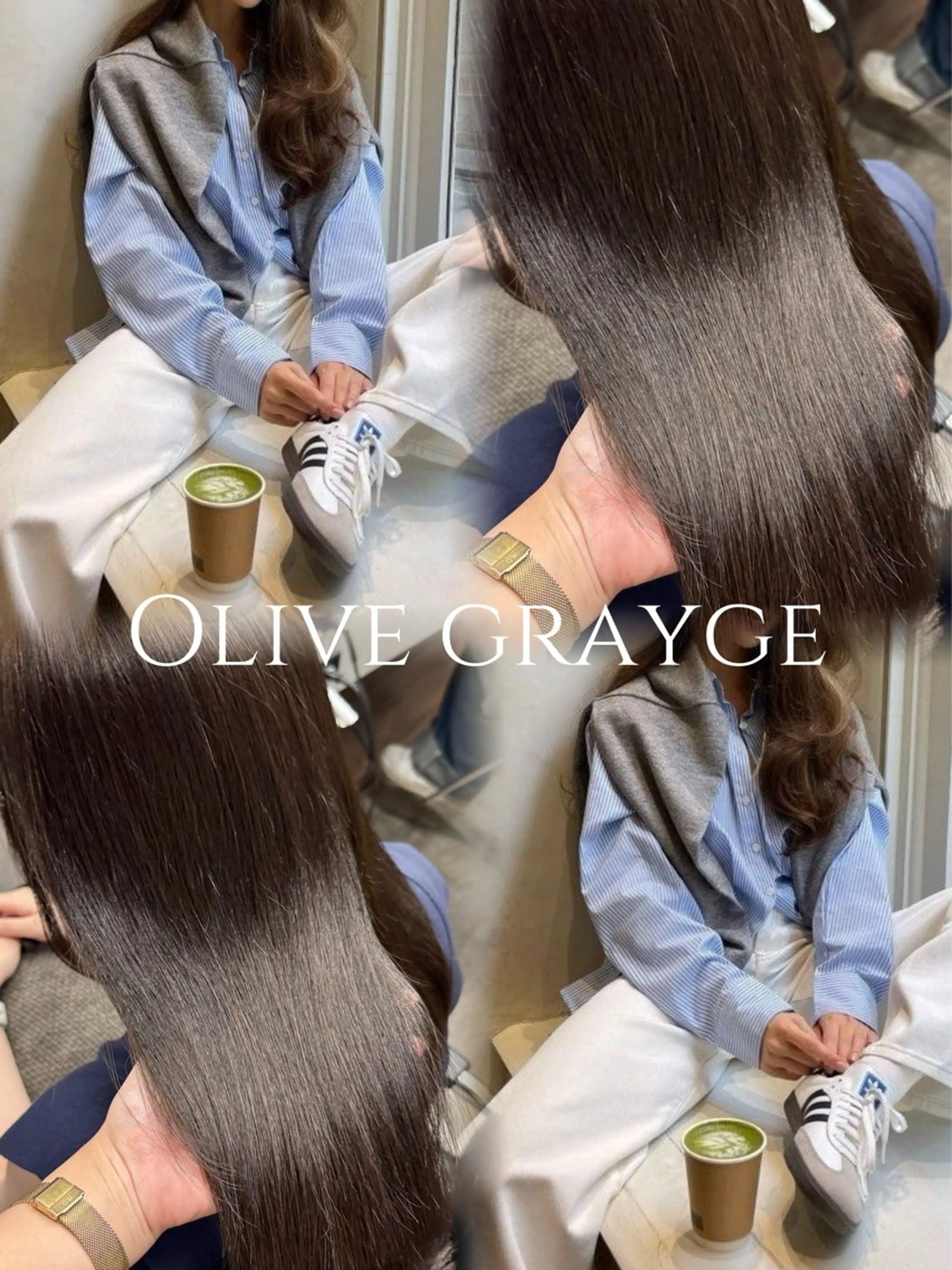 ロング カット ヘアカラー 縮毛矯正 トリートメント 髪質改善/艶髪 MINAMIのヘアスタイル