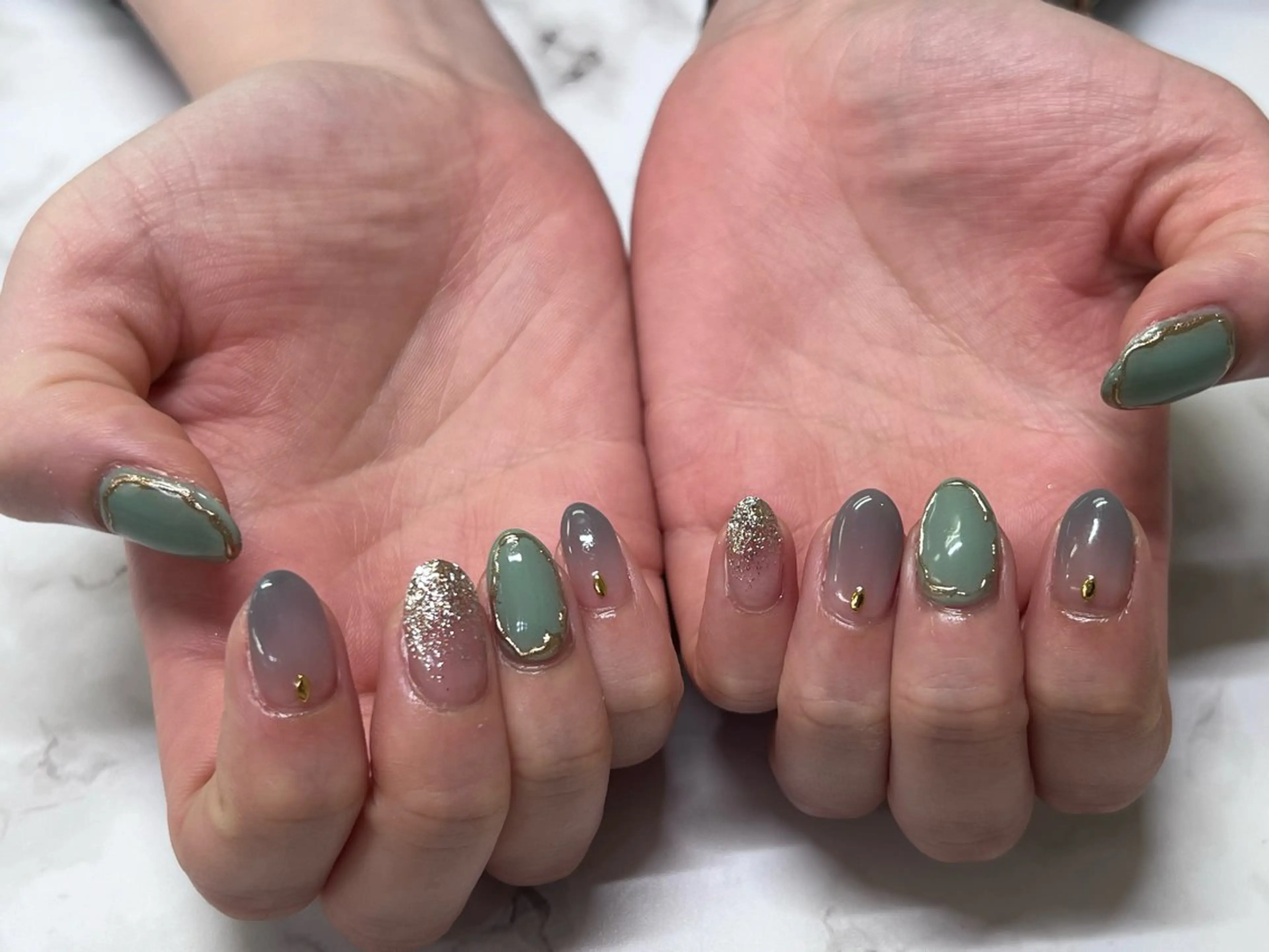 ネイル 自由が丘サロン あやめ💅のネイルデザイン