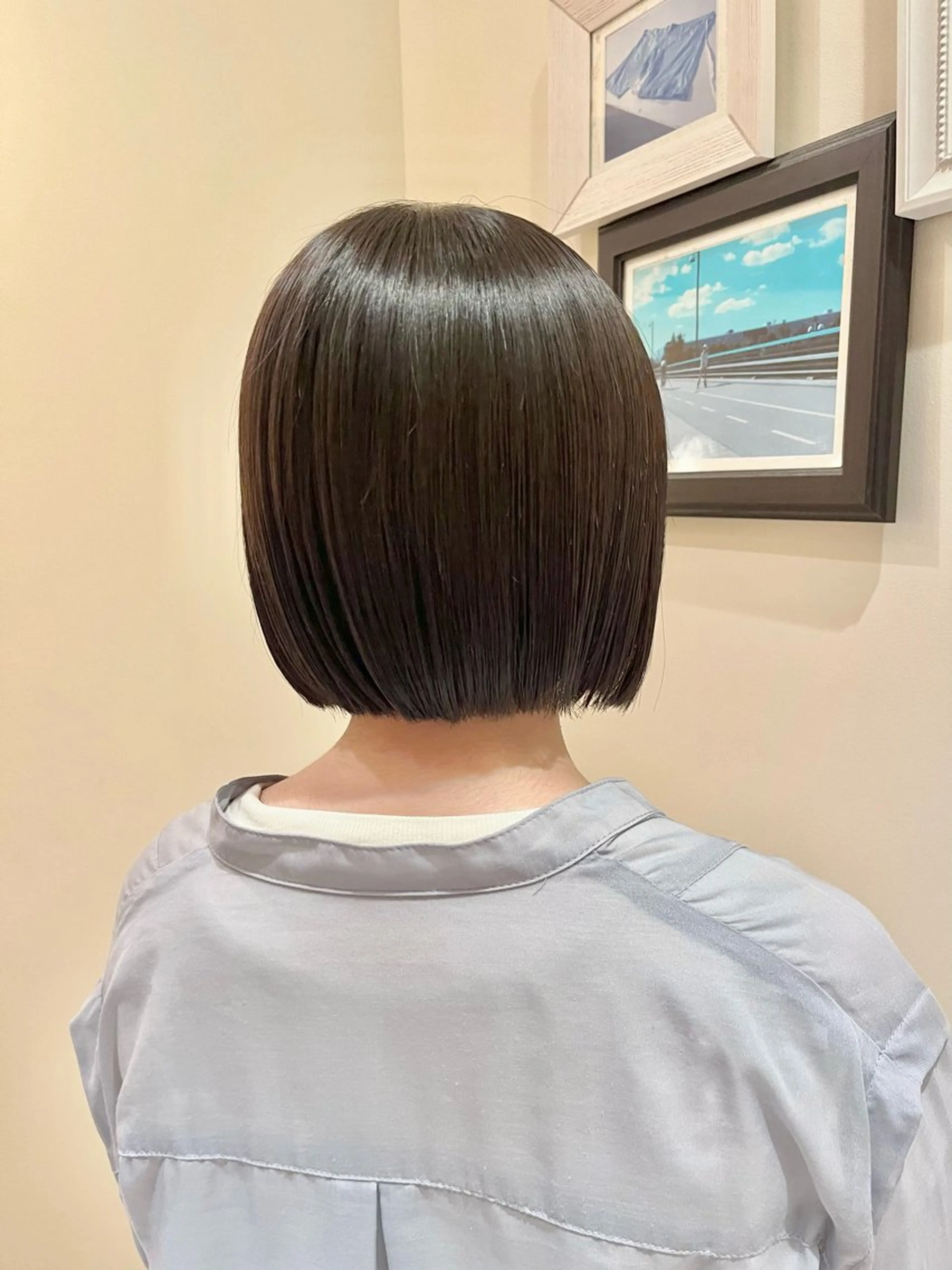 ショート ボブ ショートカット / 銀座/ 青山莉奈のヘアスタイル