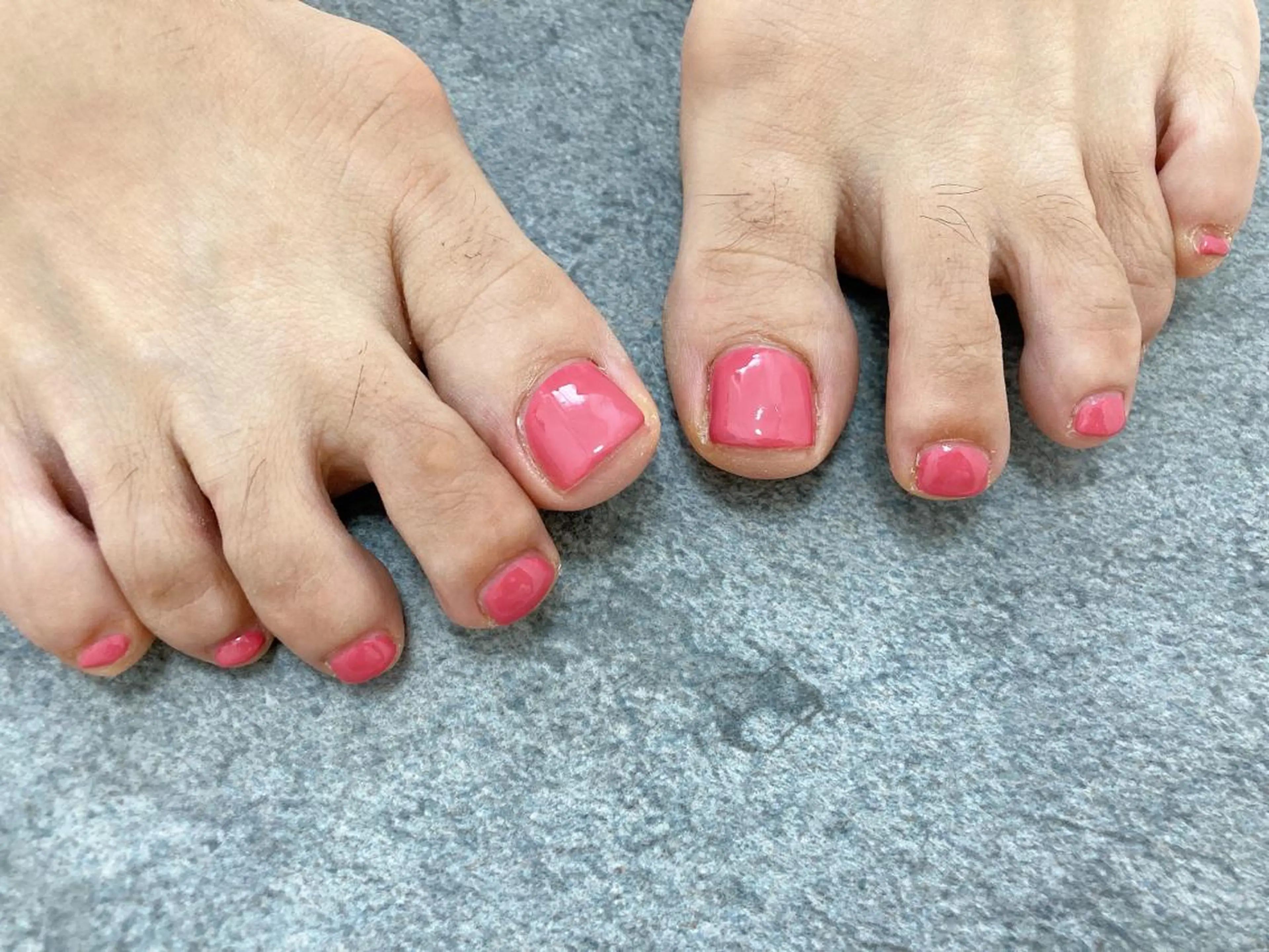 ネイル ワンカラーネイル ピンク ハンドネイル mogunail &blowのネイルデザイン