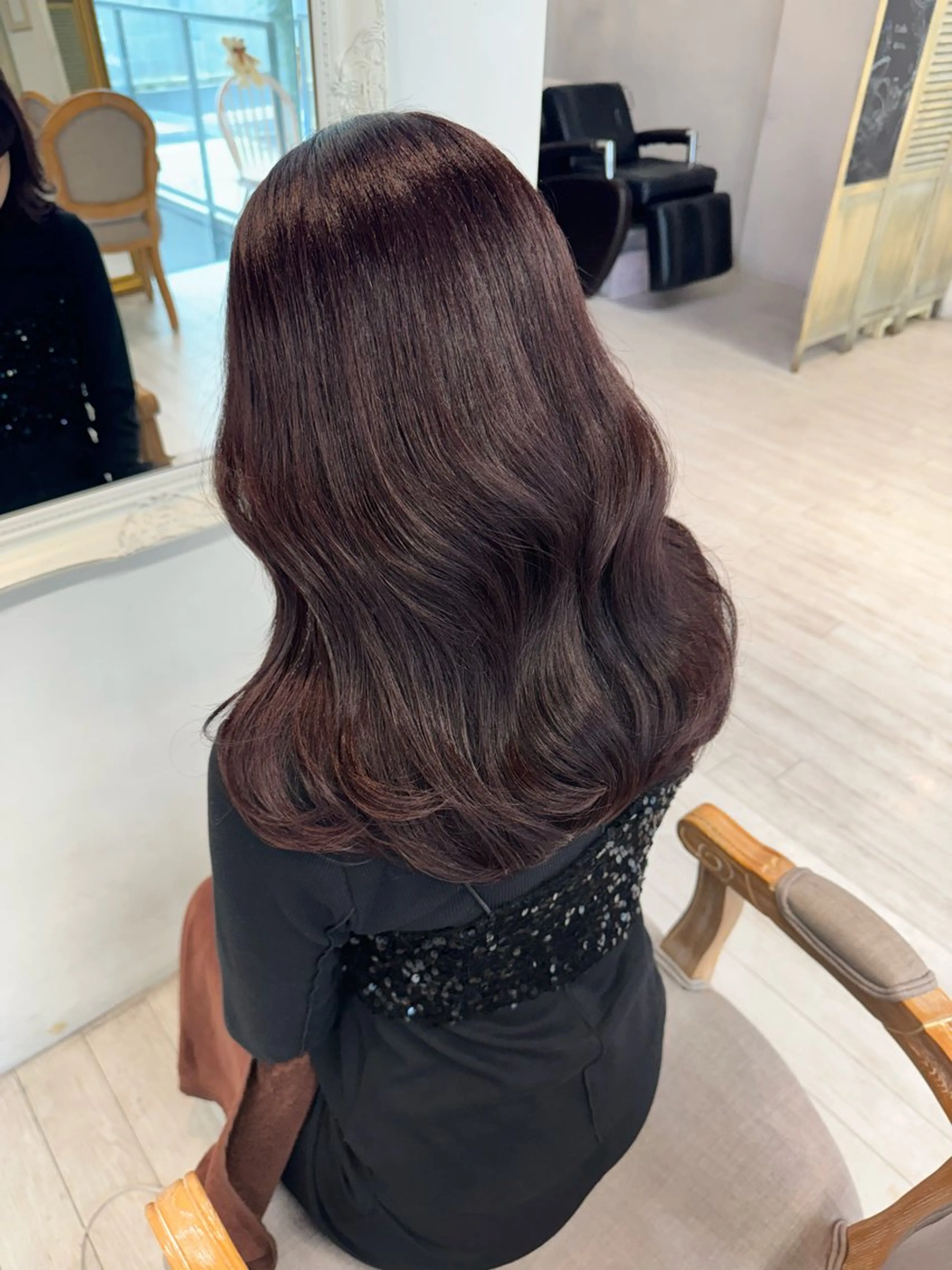 セミロング カラー ブラウンカラー ピンクカラー ピンクブラウン れん🫧5cm無料 カットモデル募集🫧のヘアスタイル