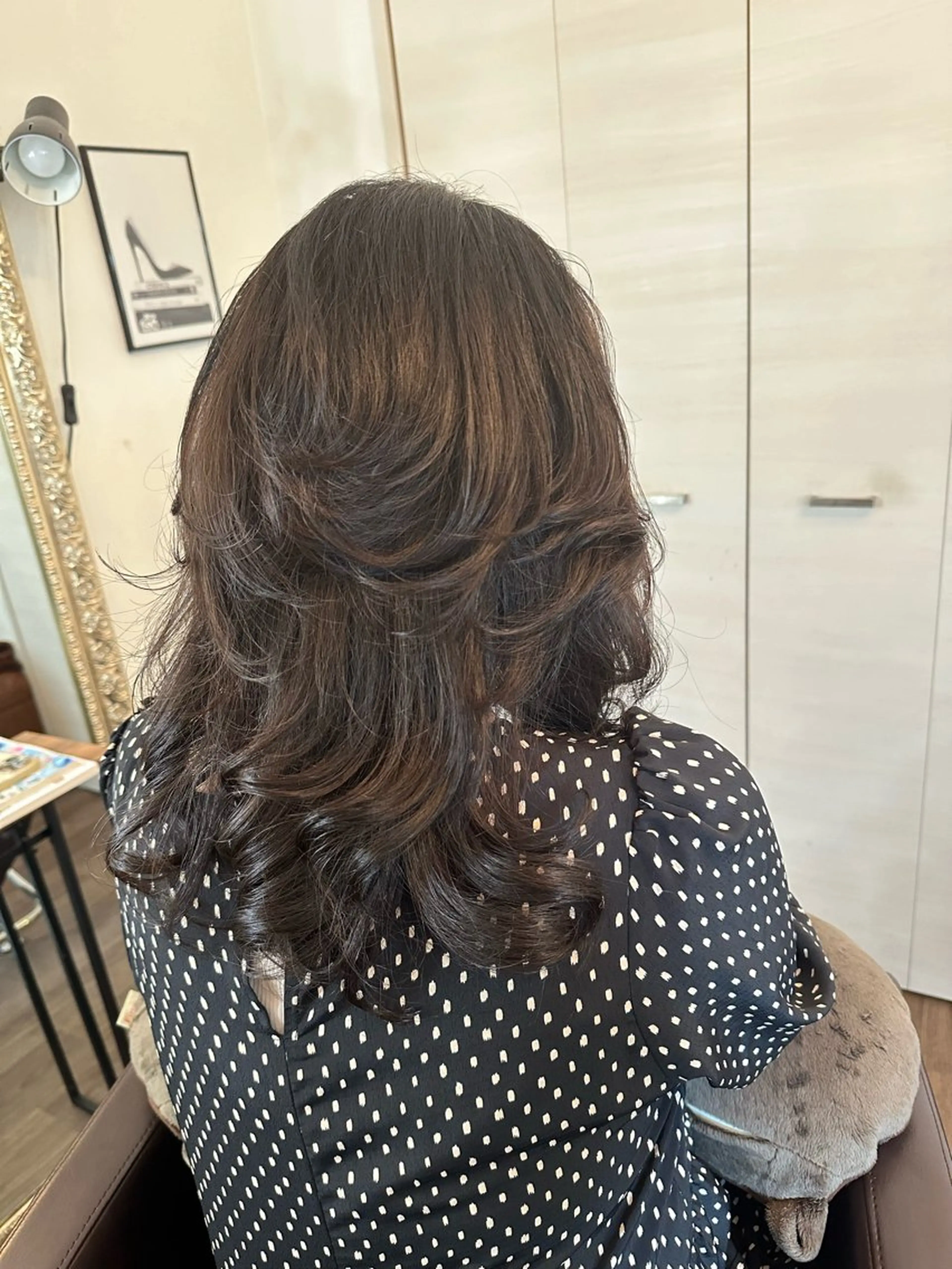 セミロング カラー 🌺✨小川 友佳✨🌺のヘアスタイル