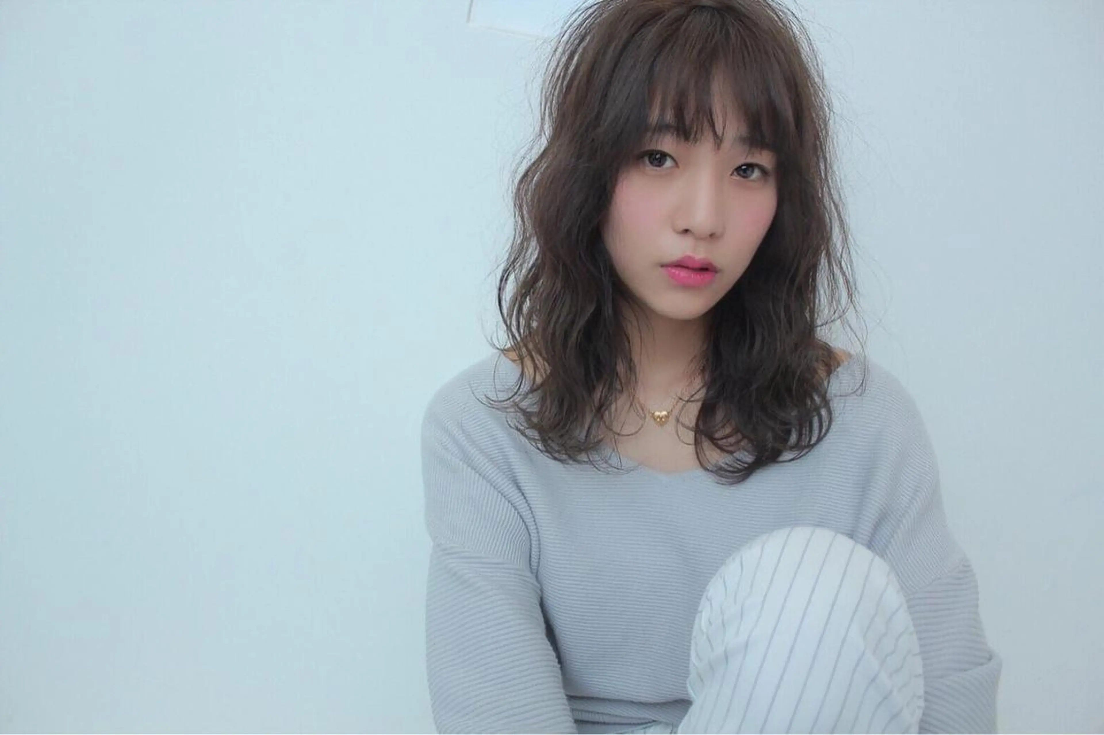 ミディアム カラー カット ヘアカラー トリートメント Ryo ／透明感カラーのヘアスタイル