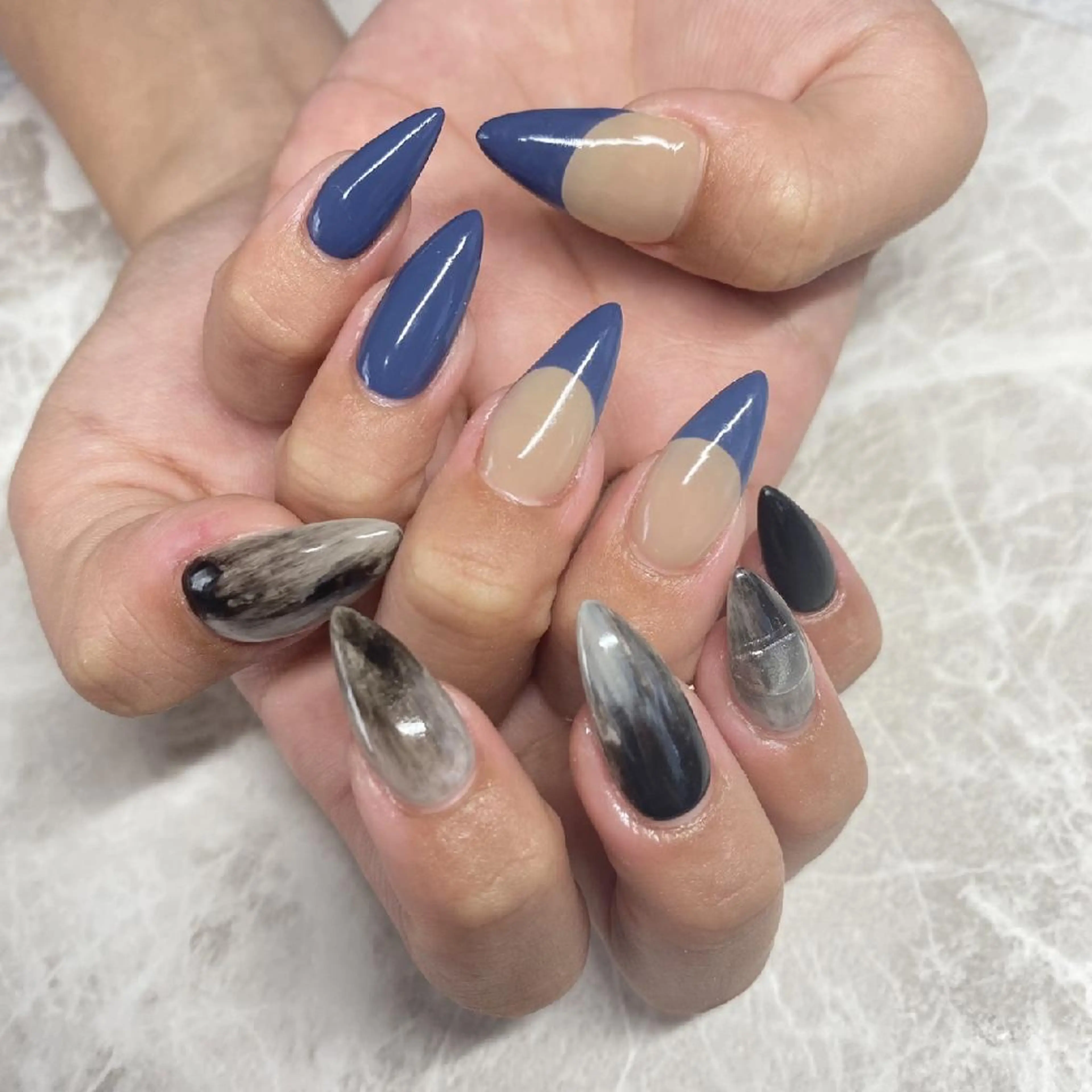 ニュアンスネイル（オフなし）の写真