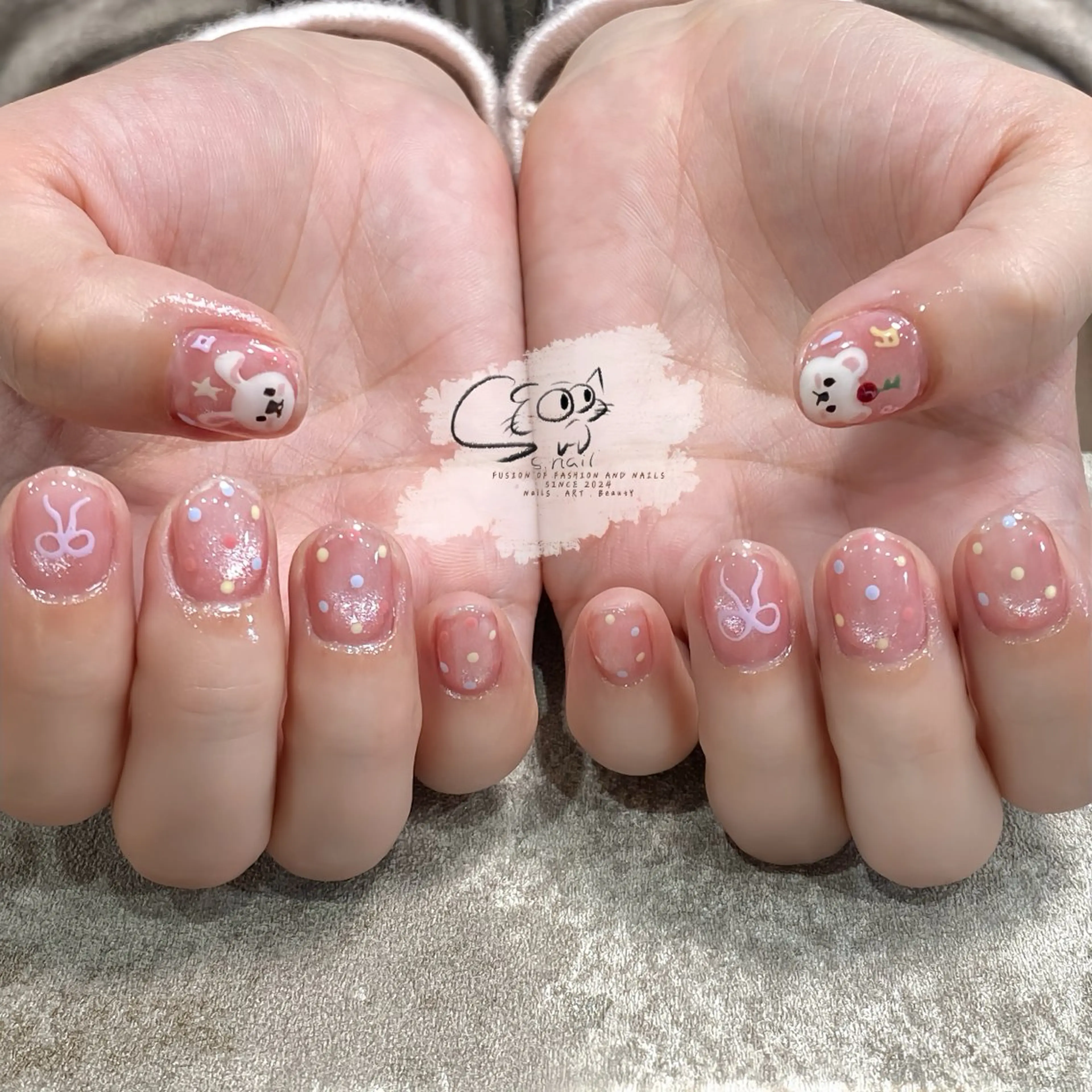 ネイル フレンチネイル ジェルネイル キラキラネイル ラメ(グリッター) マグネットネイル S.nail _のネイルデザイン