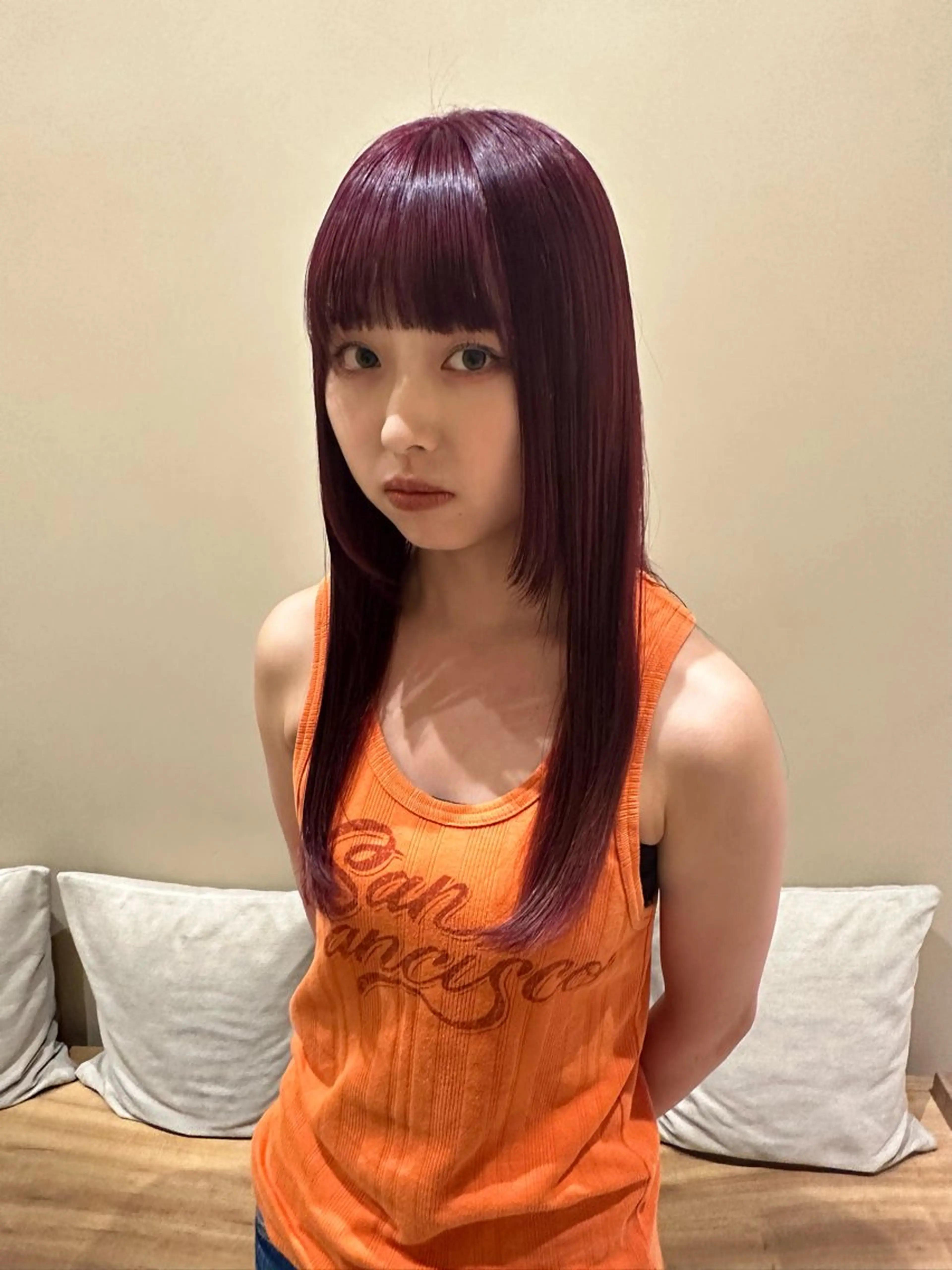 ロング カラー 🎀オイダイラ モモカ🎀のヘアスタイル