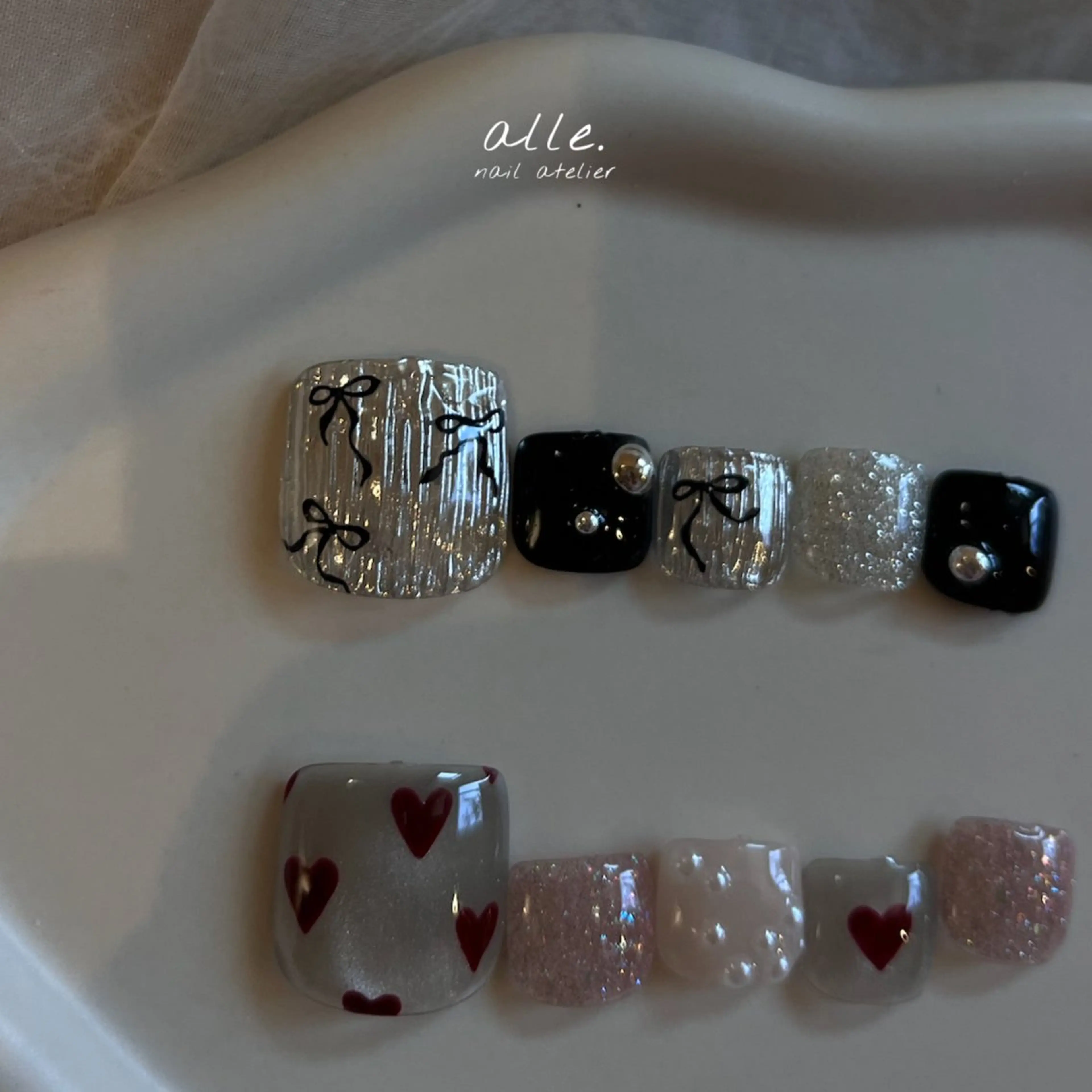 ネイル フットネイル atelier alle.のネイルデザイン