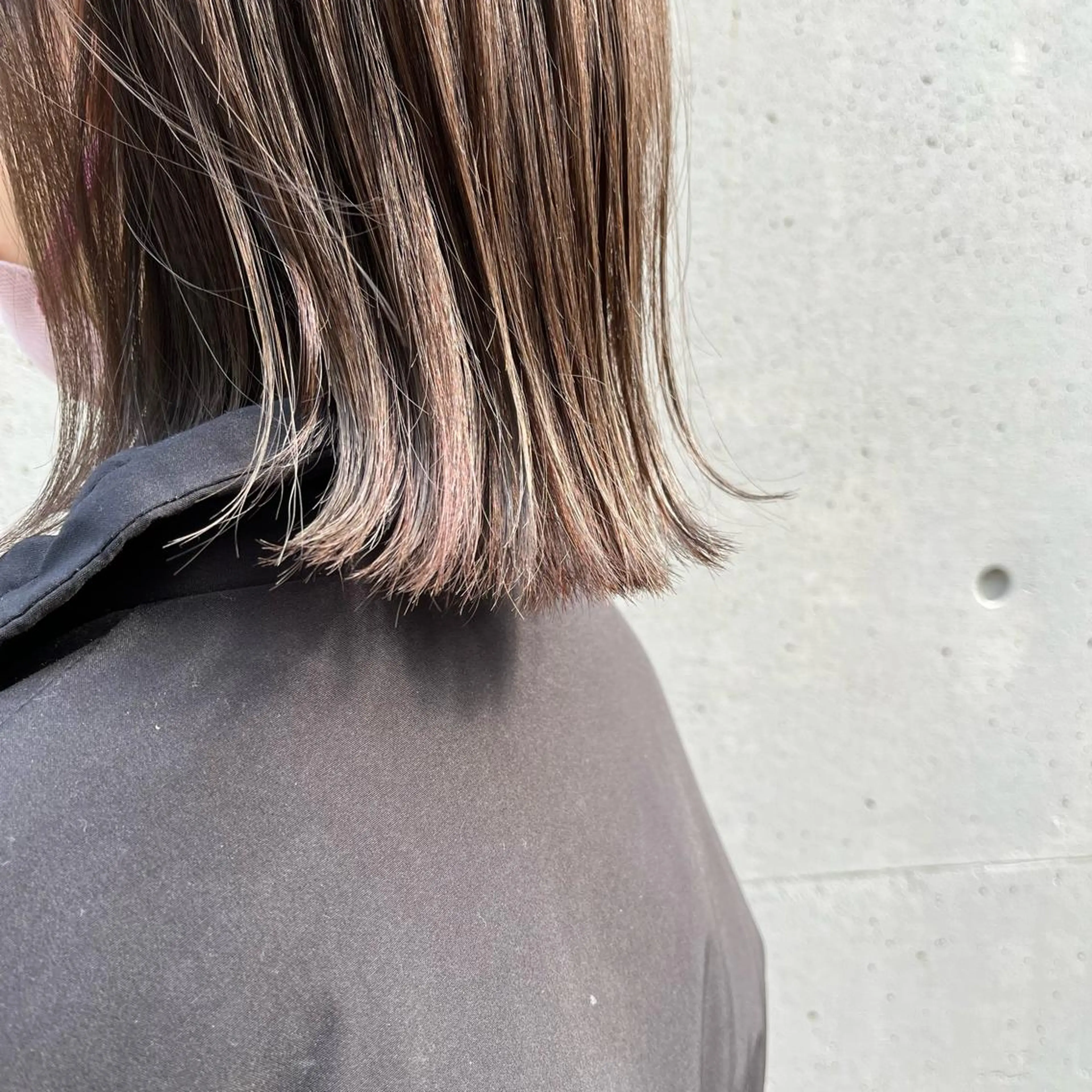 ミディアム カット ヘアカラー トリートメント ヘッドスパ putri店長 和田鈴采のヘアスタイル