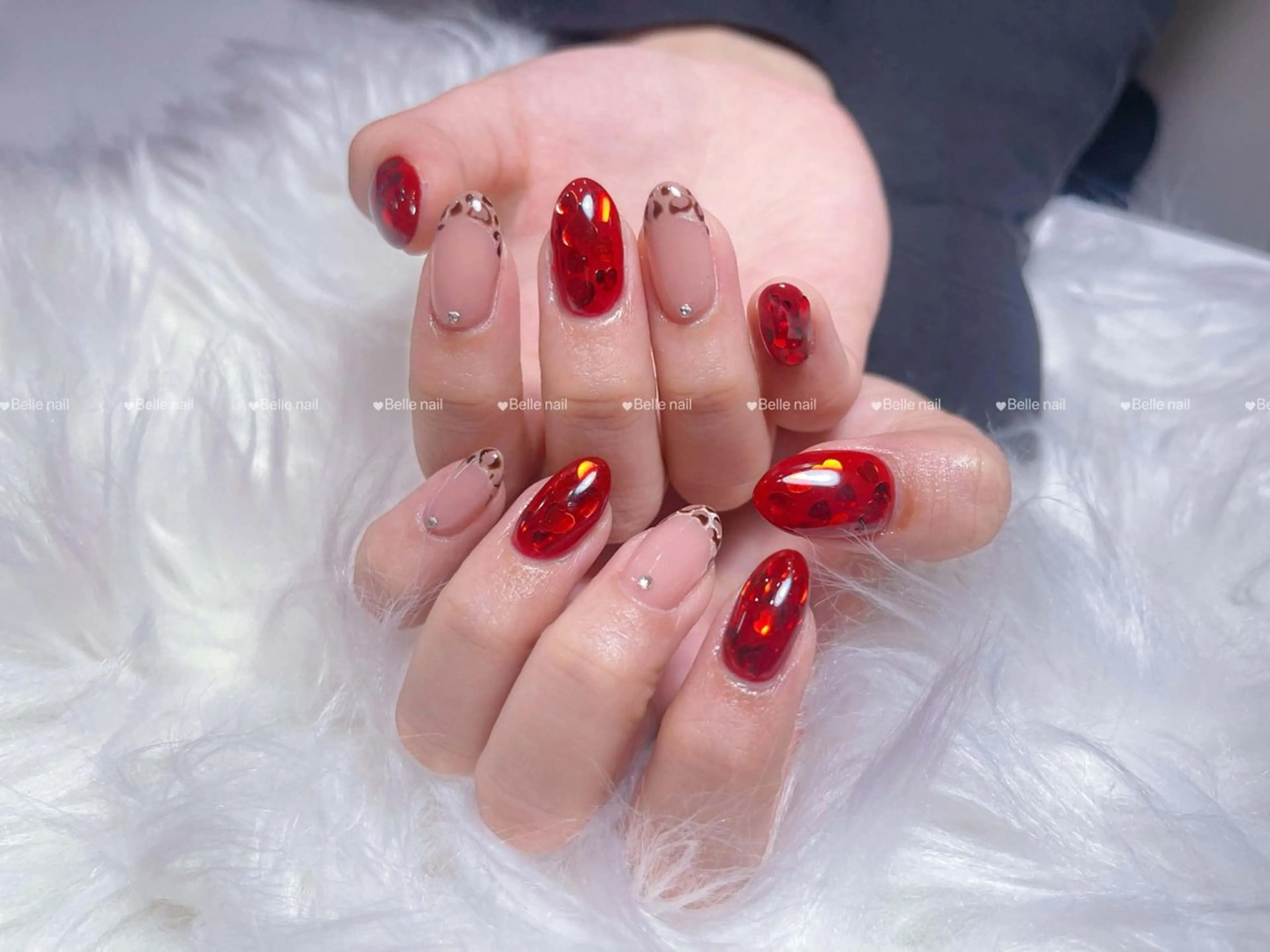 ネイル アートネイル 成人式 ジェルネイル ニュアンスネイル 夏ネイル ハンドネイル Yuu🎀 Belle Nailのネイルデザイン