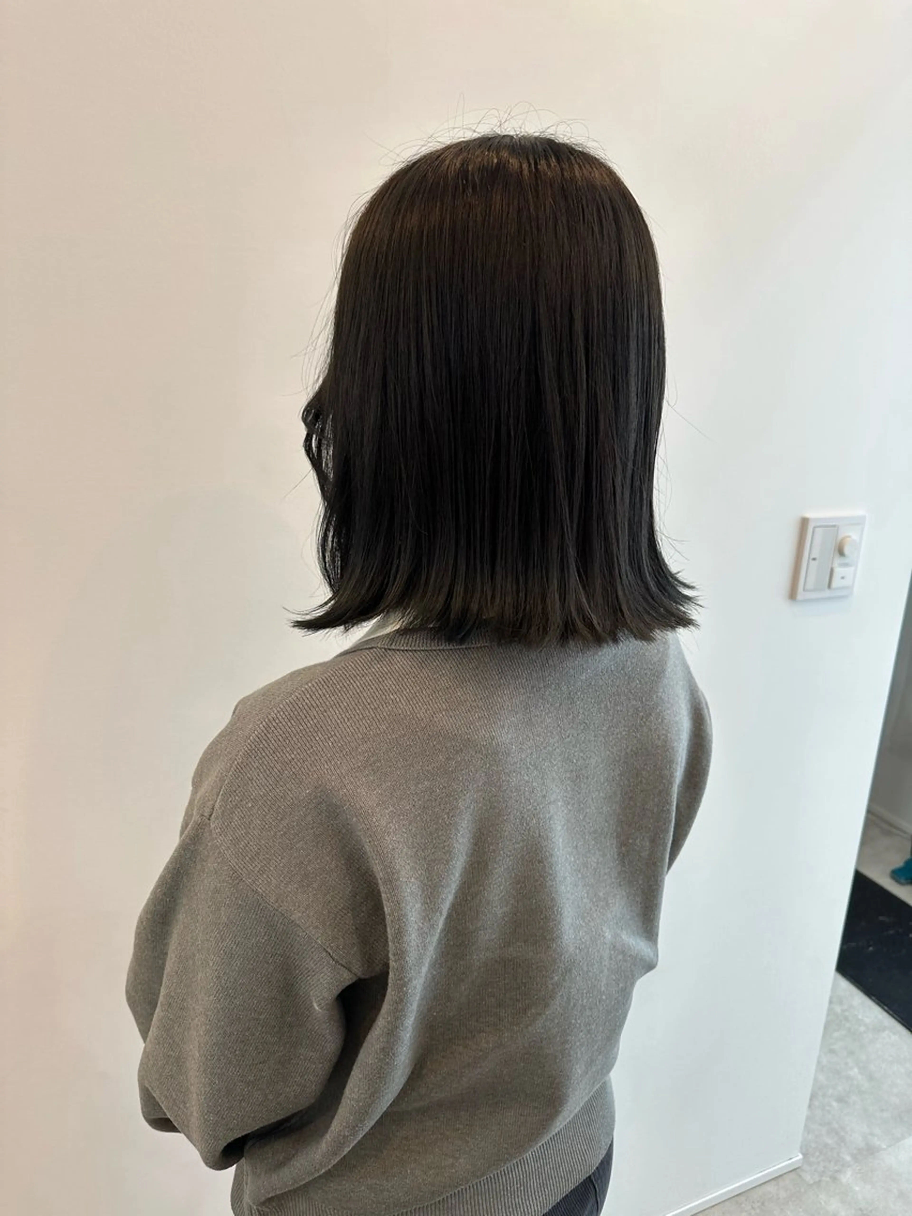 ミディアム カラー カット ヘアカラー レイヤー/ナチュラル 💐nao.のヘアスタイル