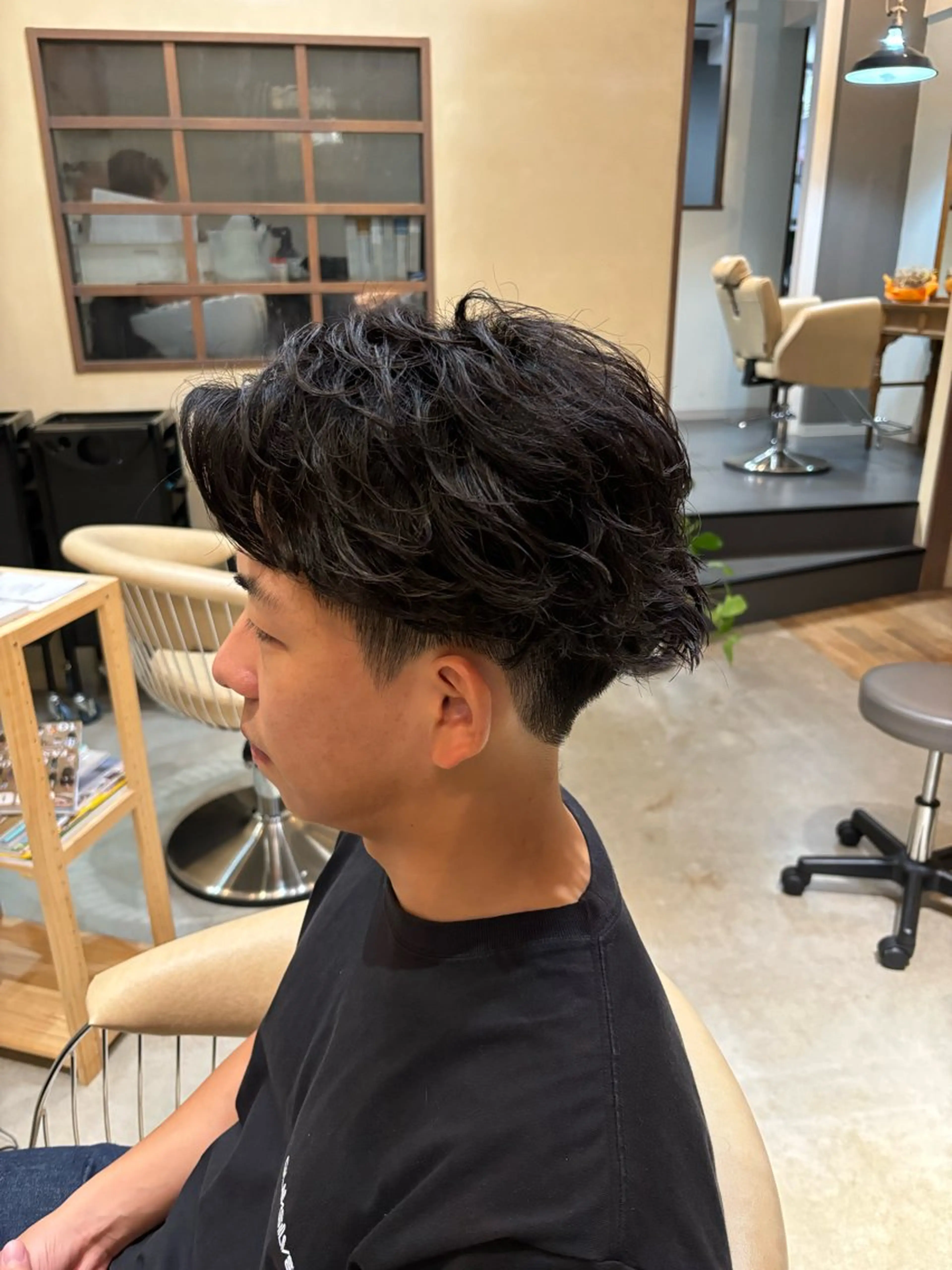 ショート メンズ カット パーマ 鹿児島 TSUBASAのヘアスタイル