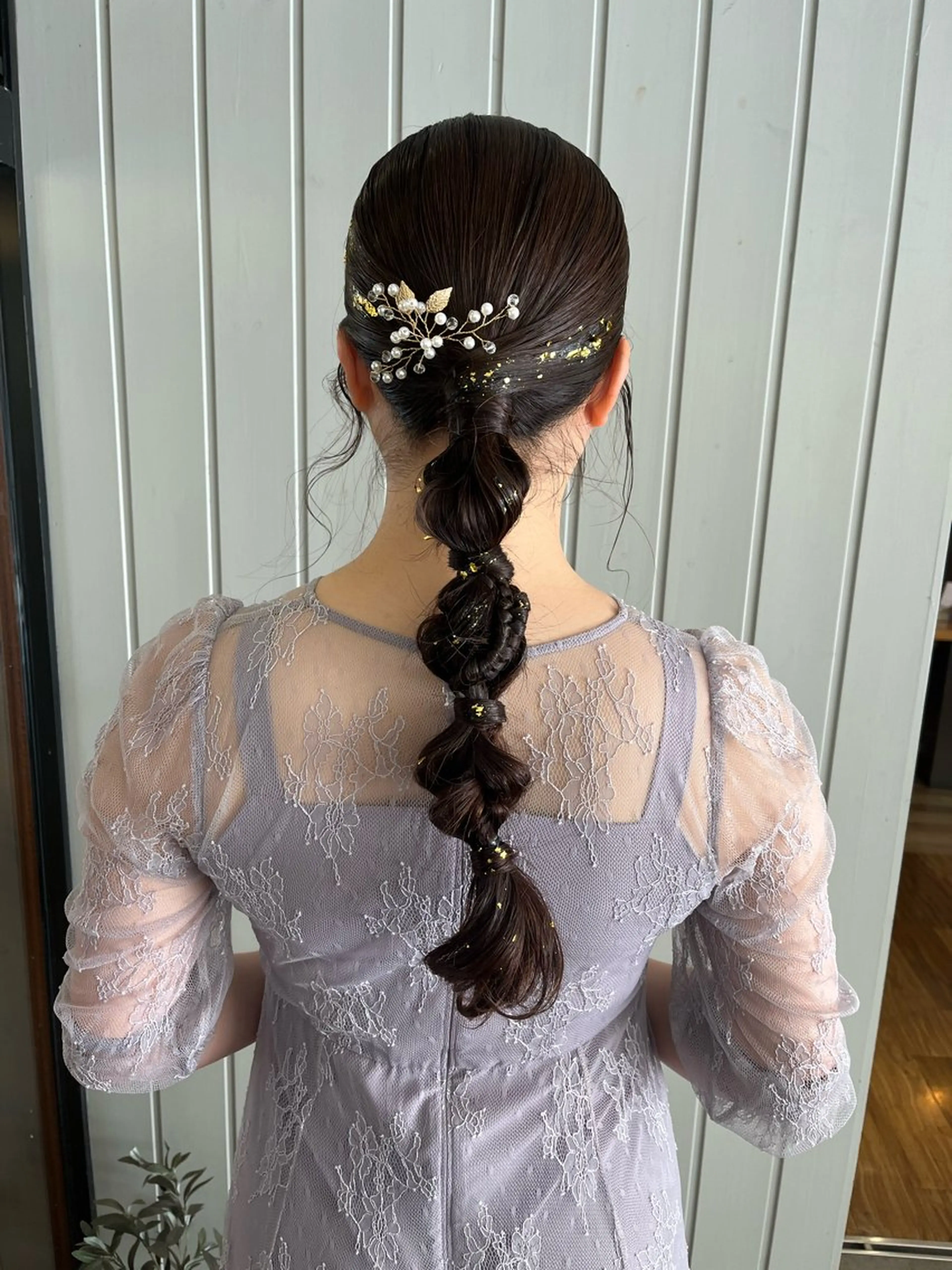 ロング 田中 結月のヘアスタイル