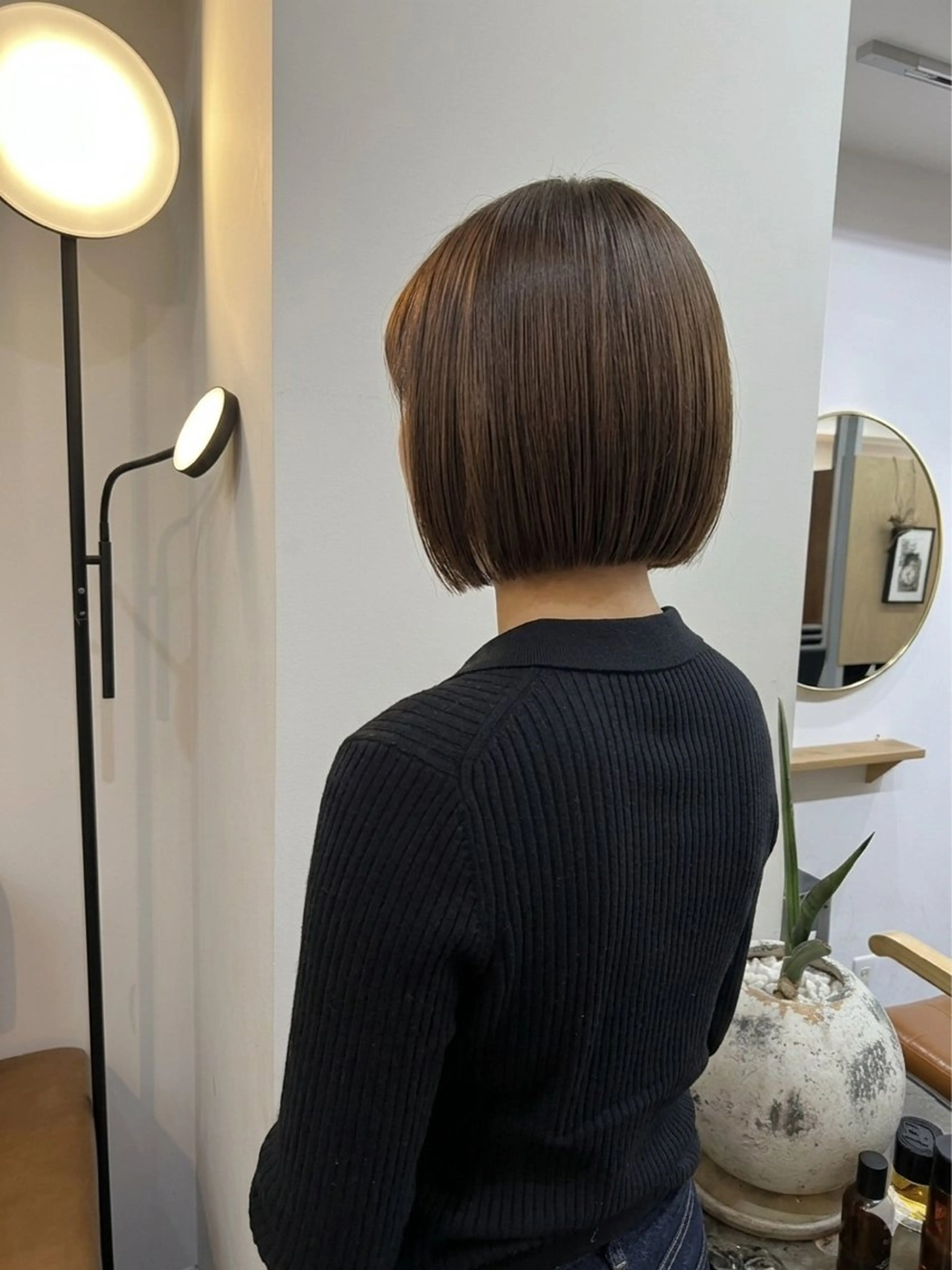 ショート カラー カット ヘアカラー トリートメント Kaho/大阪心斎橋 ボブ/レイヤー/艶髪のヘアスタイル