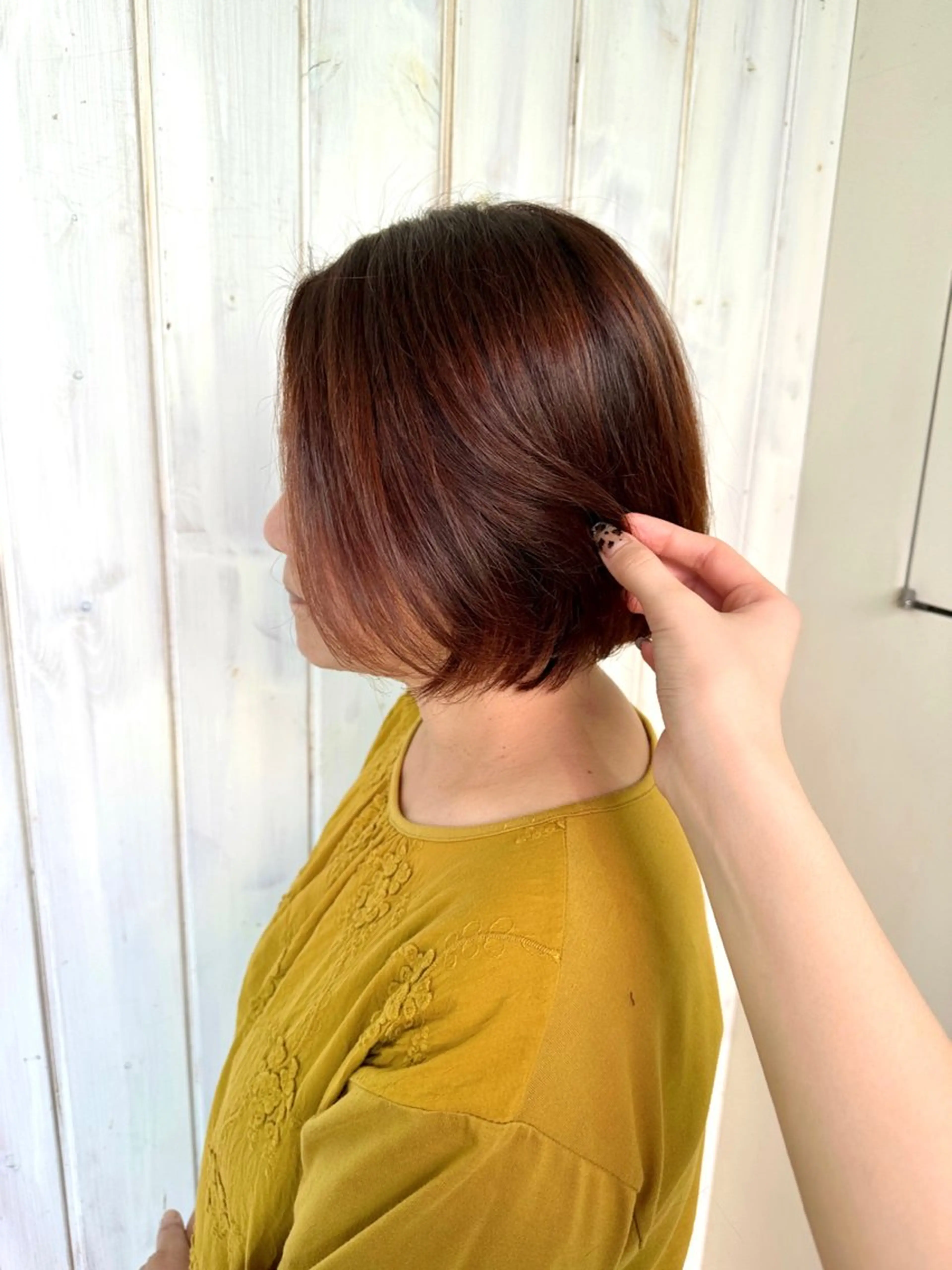 ショート カラー 原宿/韓国ボブ /くびれボブ/優希のヘアスタイル