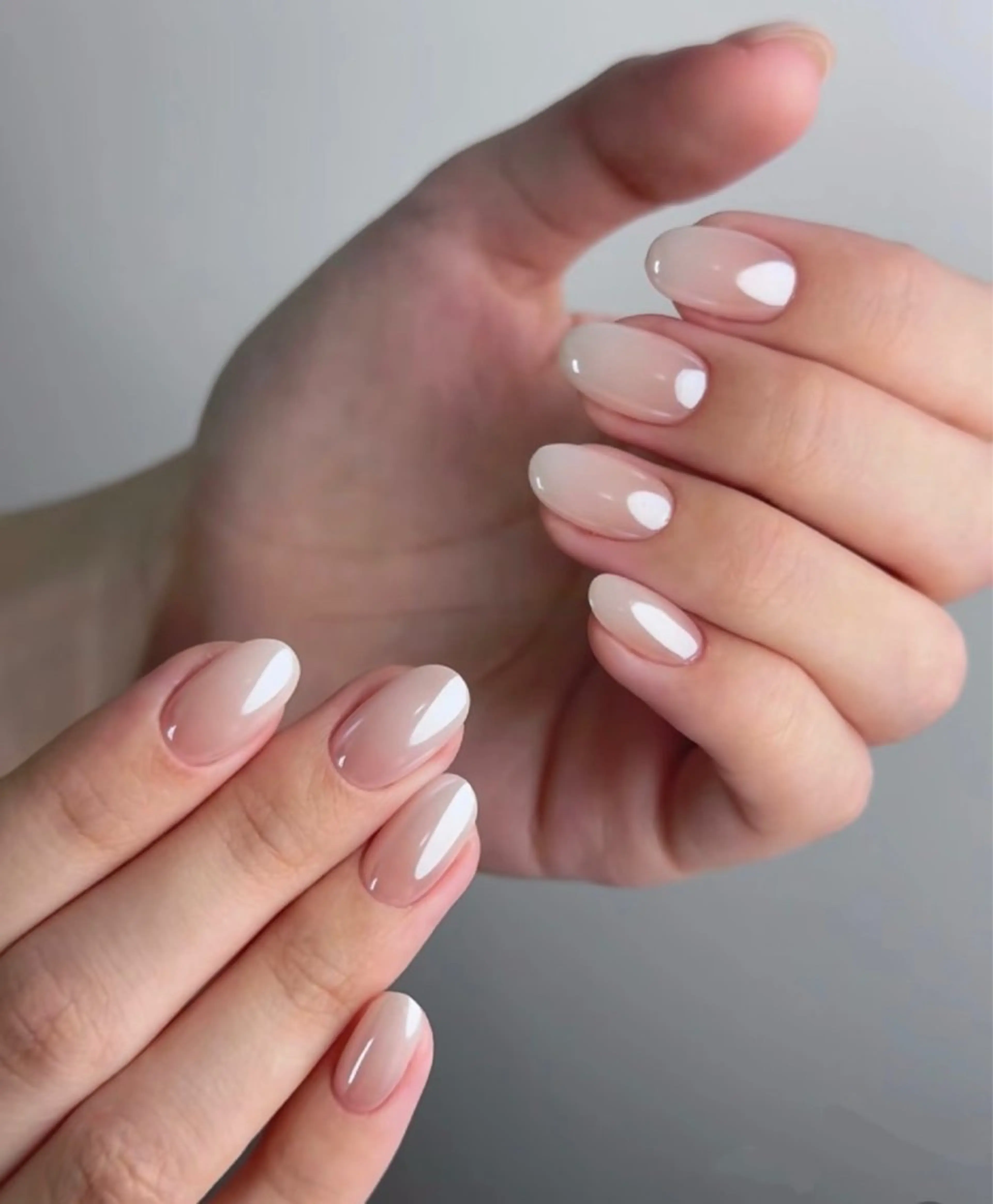 【定番】オーロラネイル/ヘーリービーバーネイル💿偏光パールのような輝き✨の写真