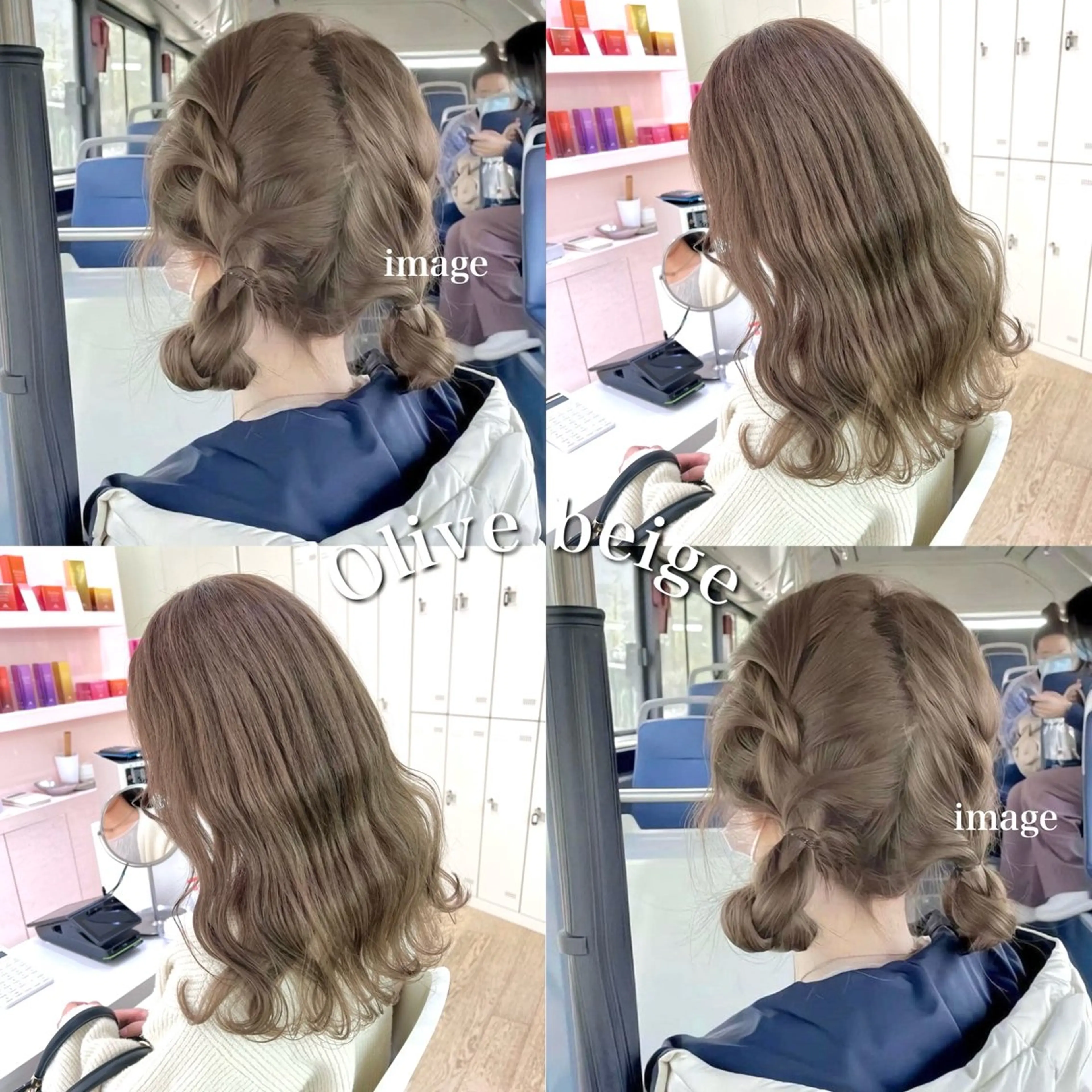 ロング カラー カット ヘアカラー ParveMix 🪽鳥取彩花のヘアスタイル