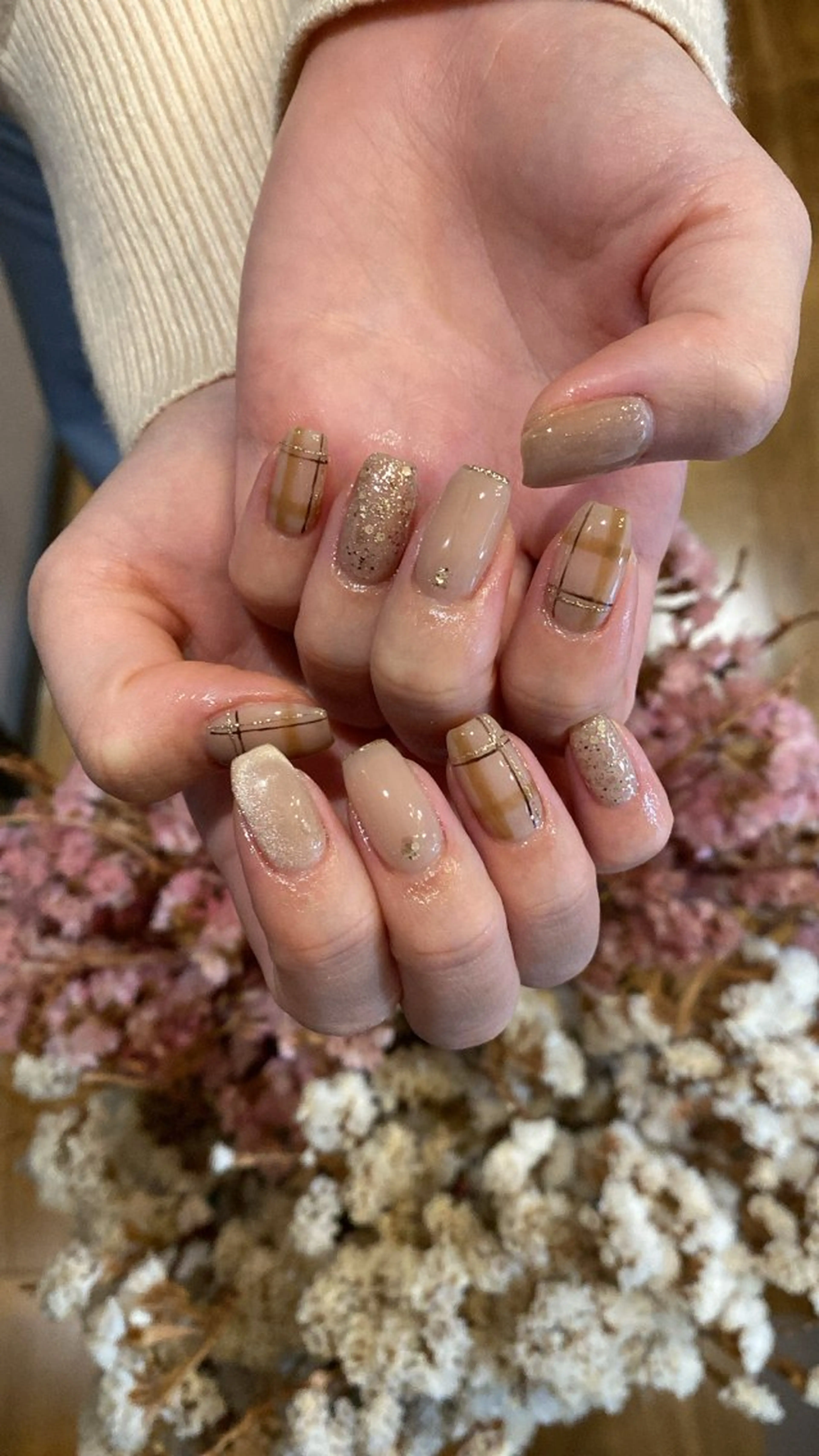 ネイル ハンドネイル crystal ⭐︎ colorのネイルデザイン