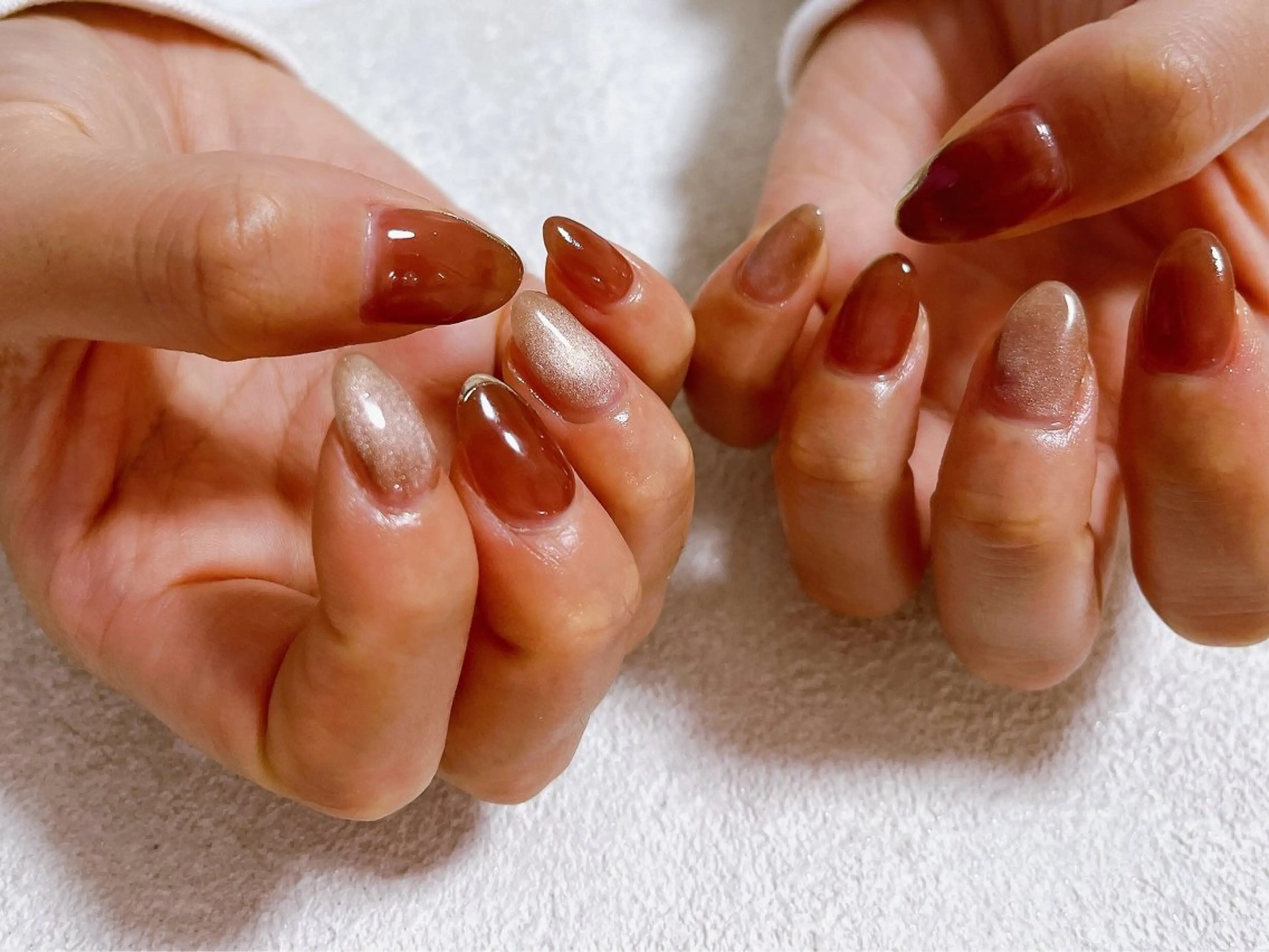 ネイル ジェルネイル 韓国ネイル メンズネイル ミラーネイル パラジェル mogunail &blowのネイルデザイン