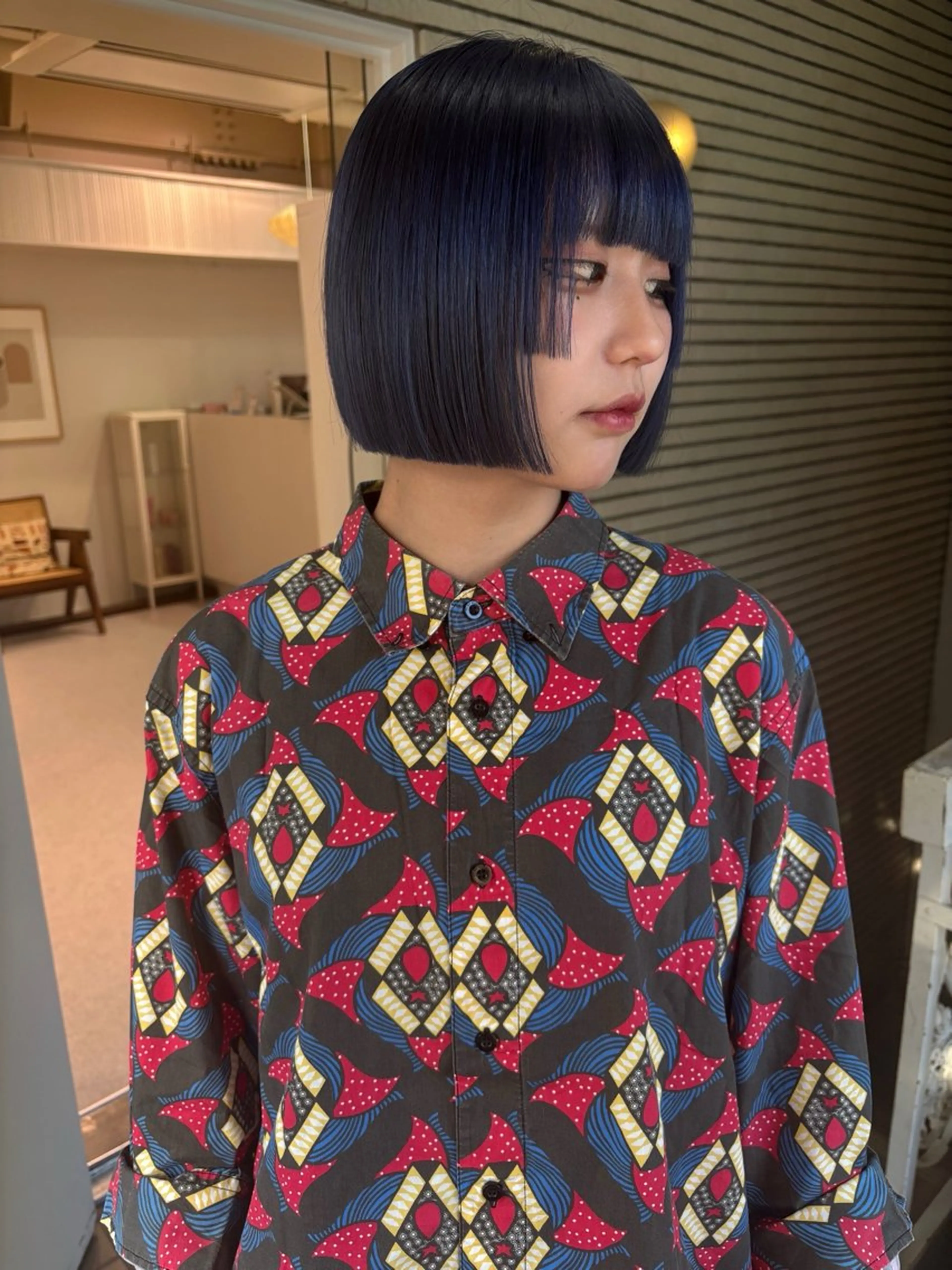 ショート ボブ カット ヘアカラー トリートメント masa/ボブ特化/ ぷつっとボブのヘアスタイル