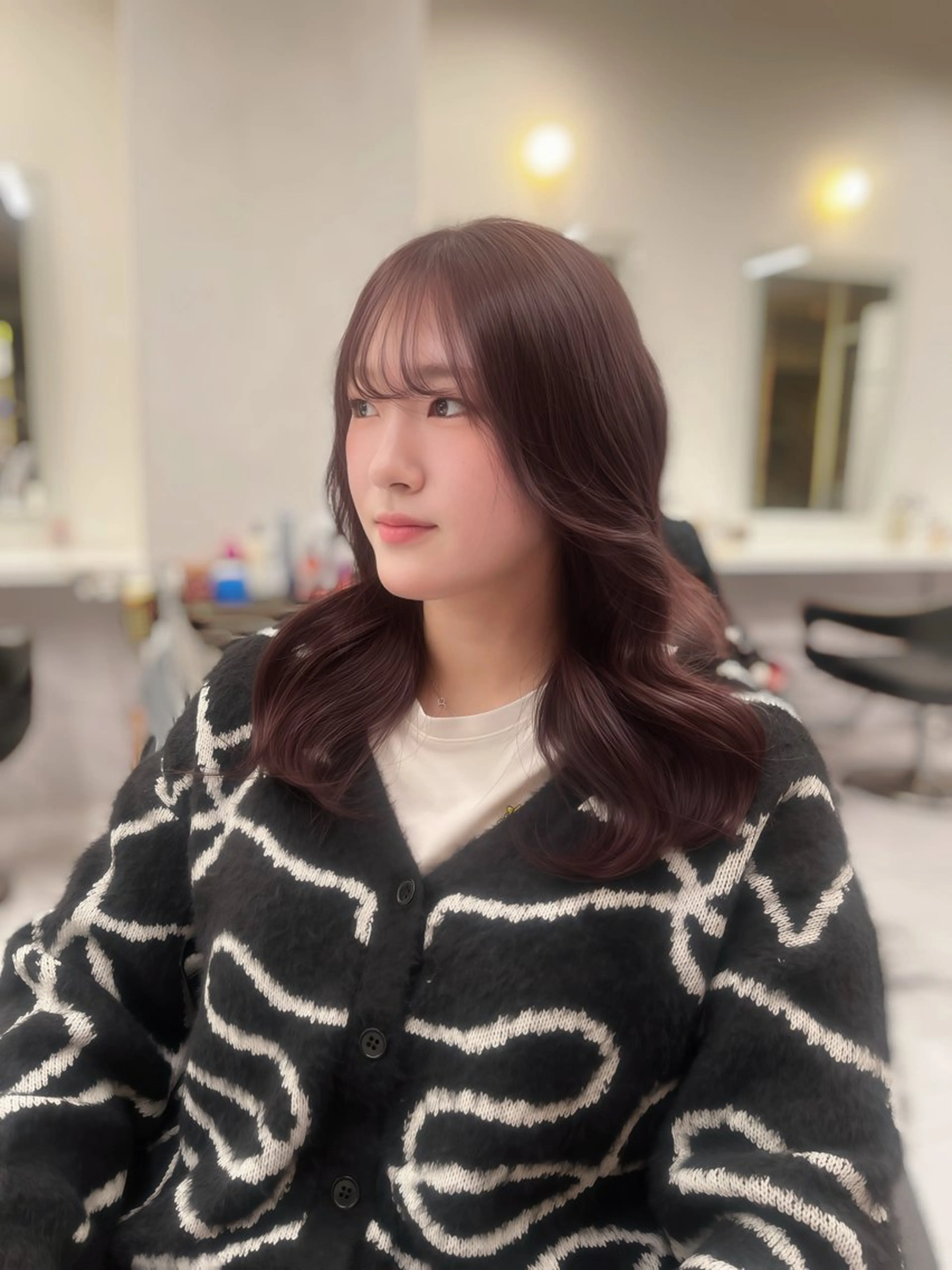 カラー ヘアカラー トリートメント 🥀韓流暖色ヘア 🥀yuzukiのヘアスタイル