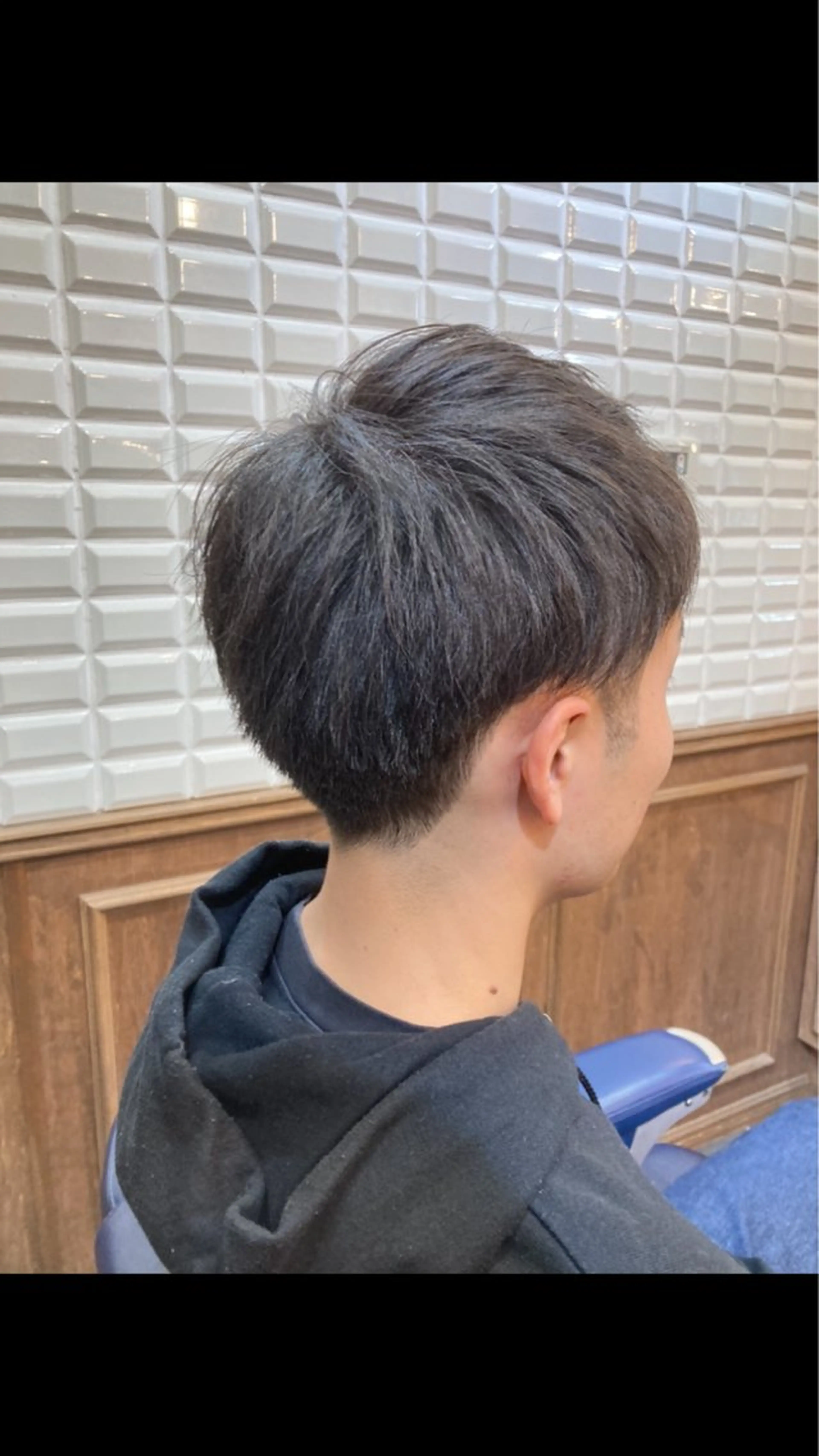 ショート メンズ ビジネス ショートヘア カット トリートメント ヘッドスパ ルピナス中田店長 山口大地のヘアスタイル