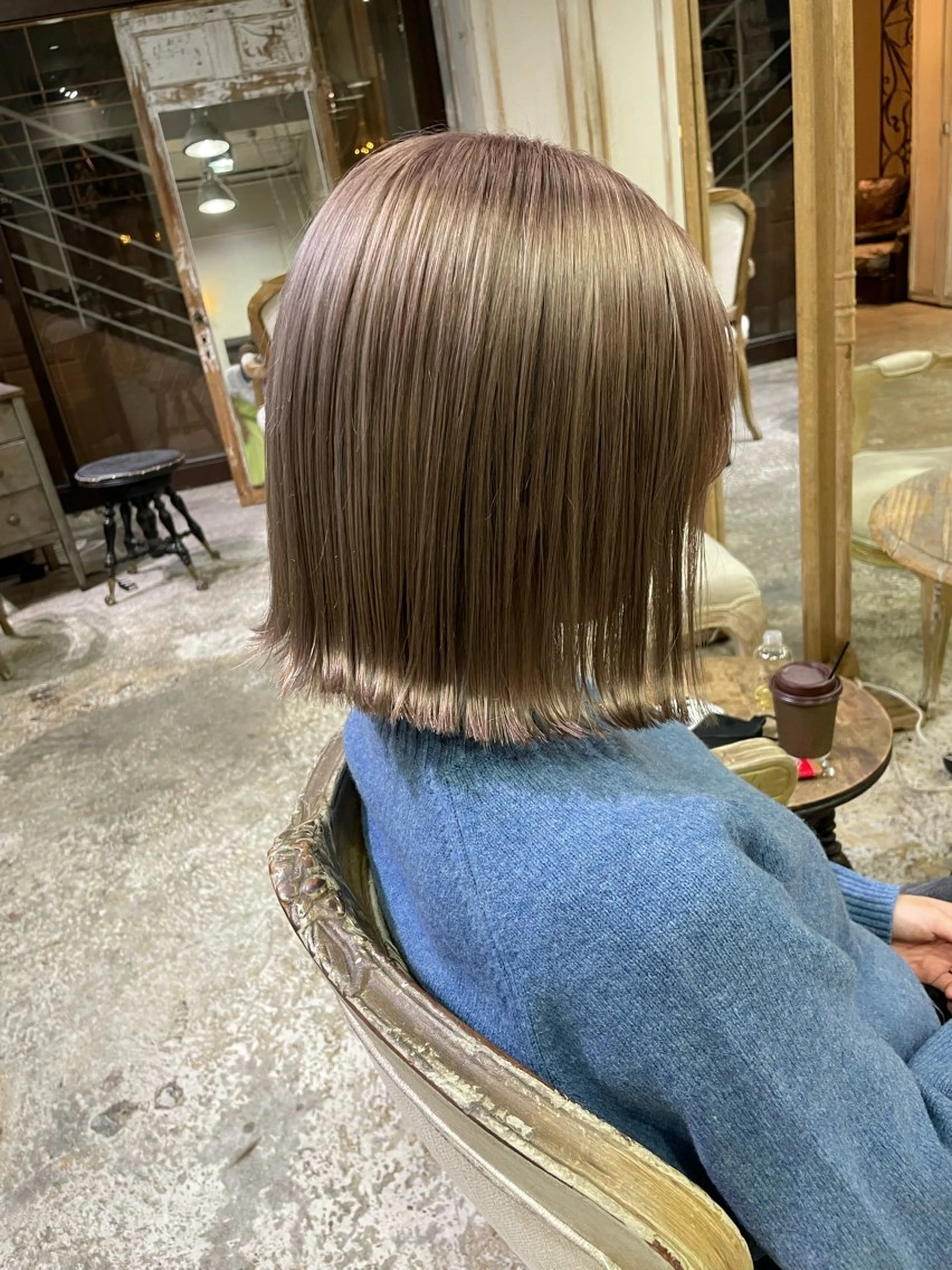 🈹ミニモSALE‪‪🈹前髪カット×カラー×1stepトリートメント×スタイリング付き🩵の写真