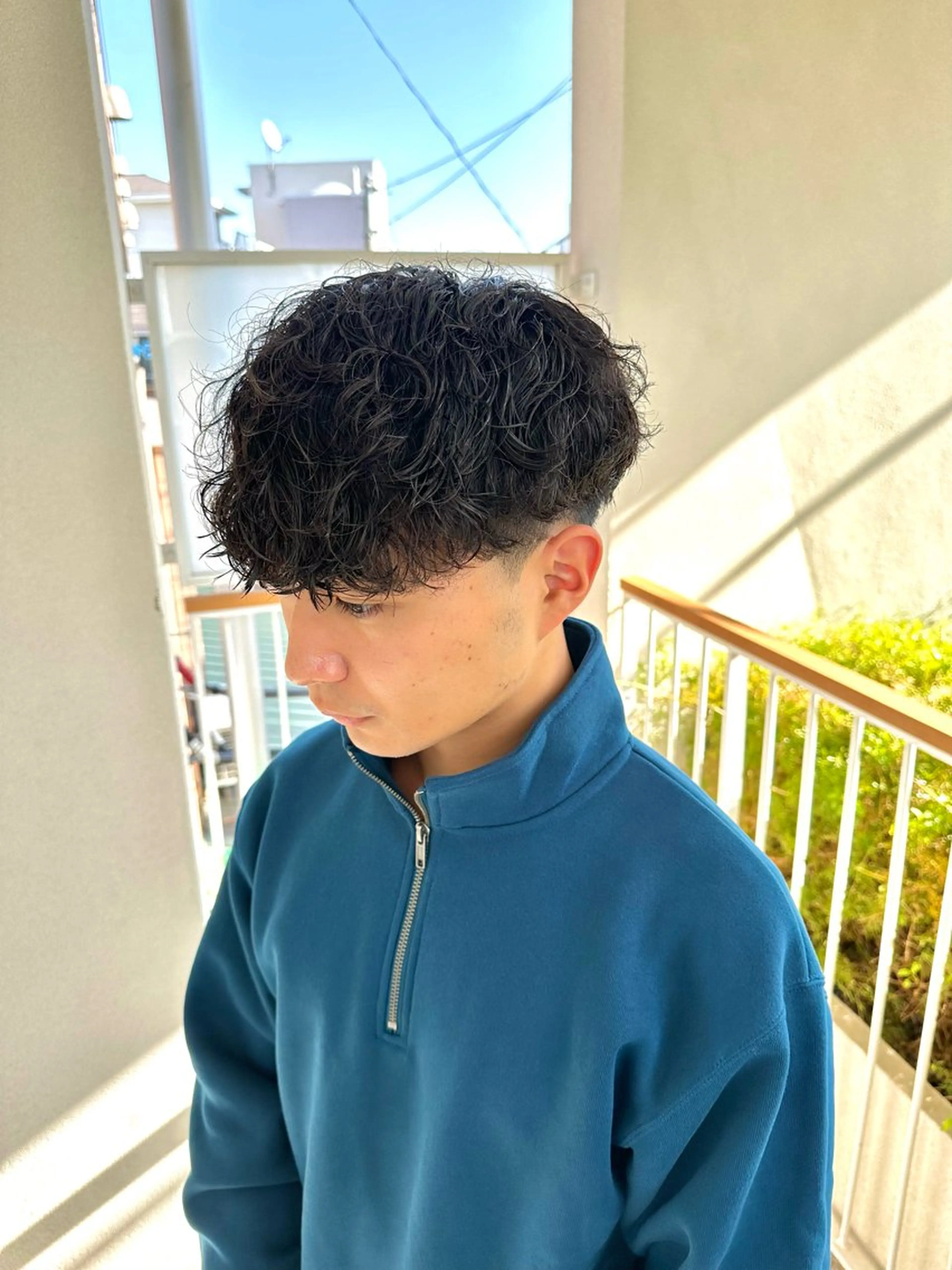 ショート パーマ メンズ メンズ似合わせ🪞 副店長 kotoriのヘアスタイル