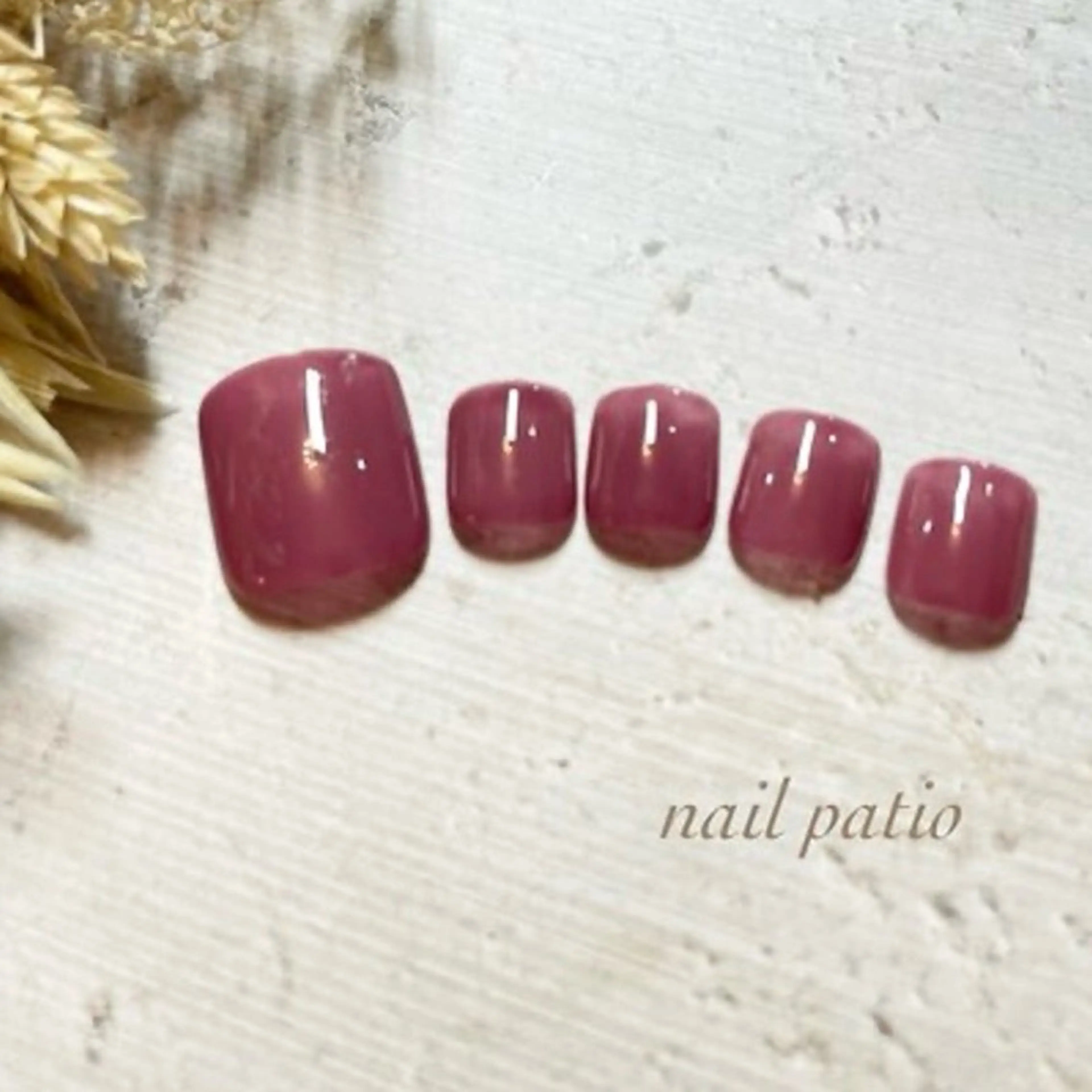 ネイル フットネイル nailpatio kaoriのネイルデザイン