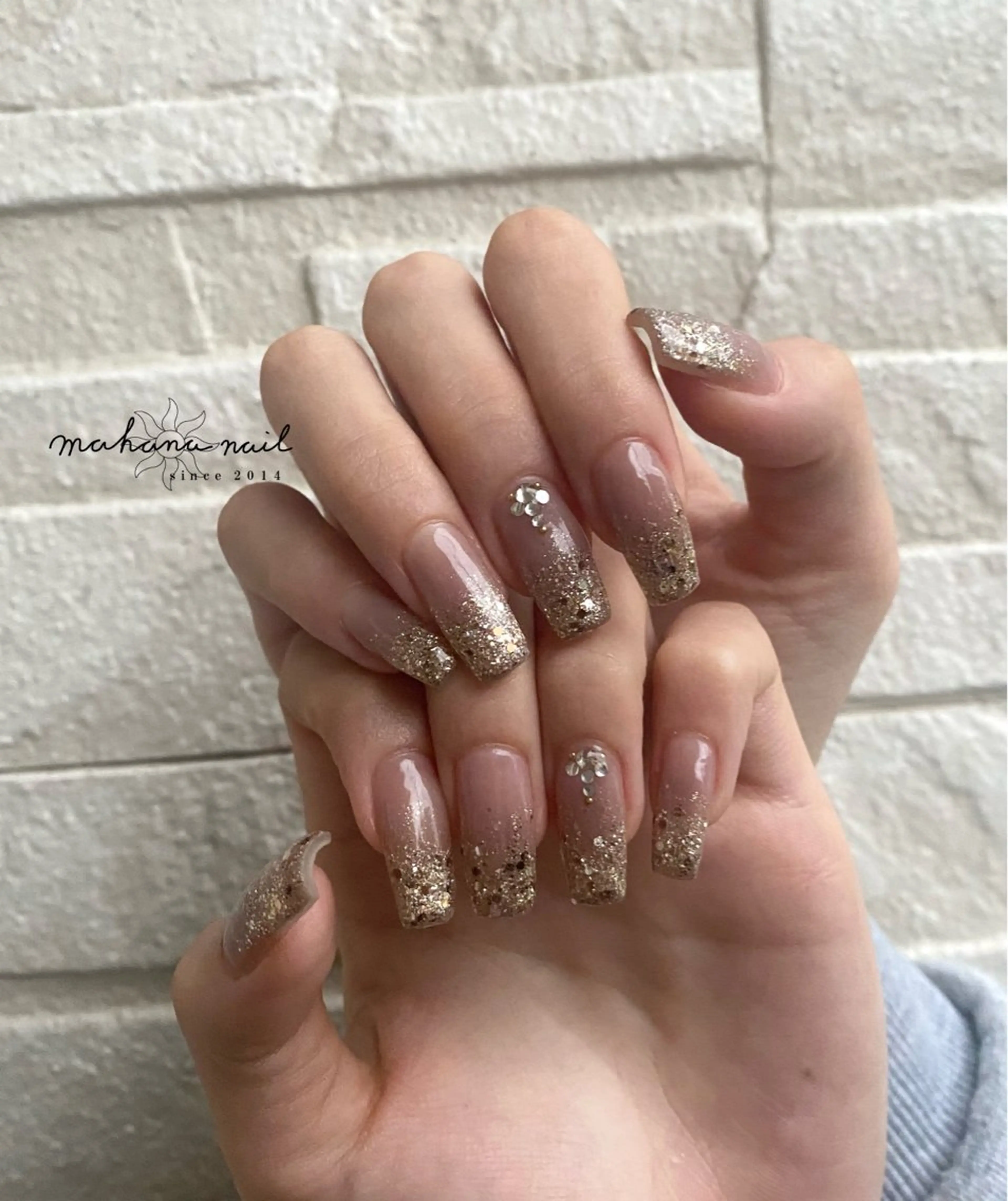 ネイル ロングネイル 持ち込み mahana nailのネイルデザイン