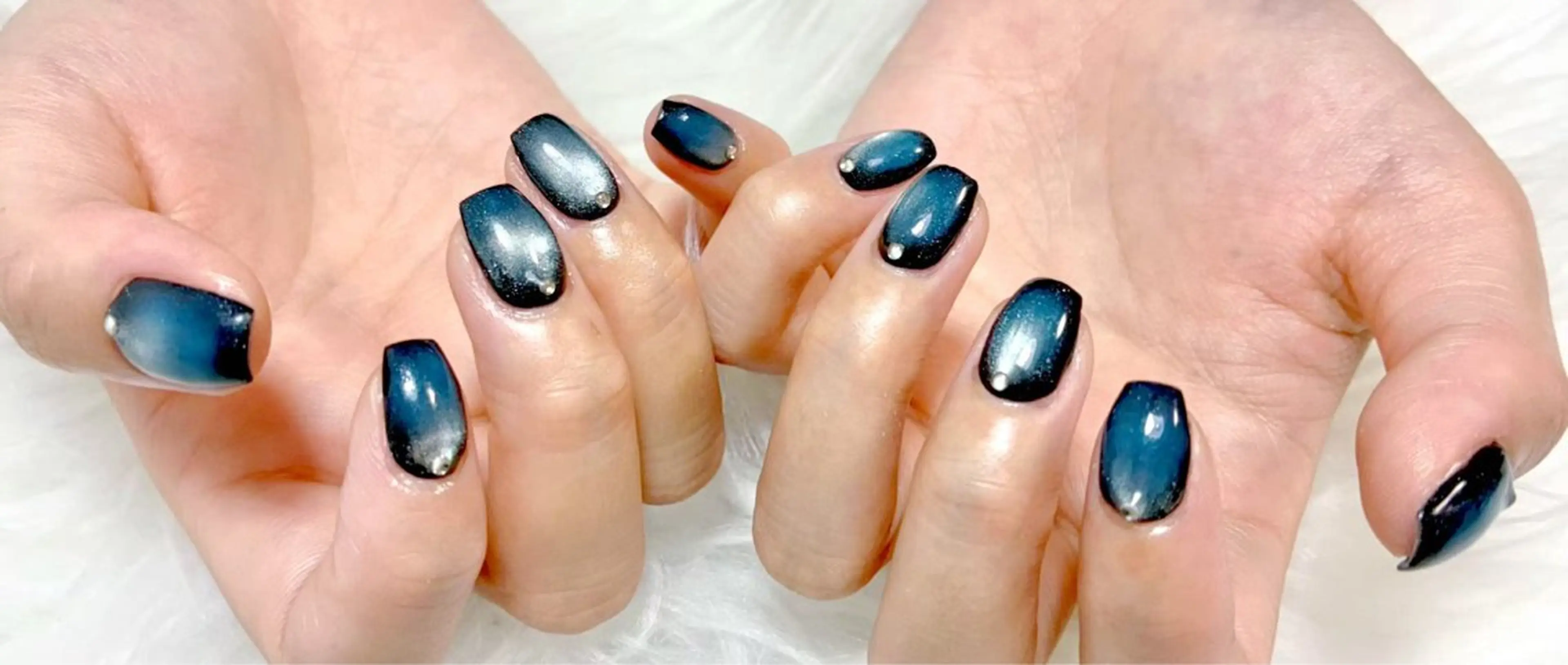 ネイル アニマル柄 チークネイル フラッシュネイル フットネイル フレンチネイル ハンドネイル B·U Nail大宮 長さだし専門店のネイルデザイン