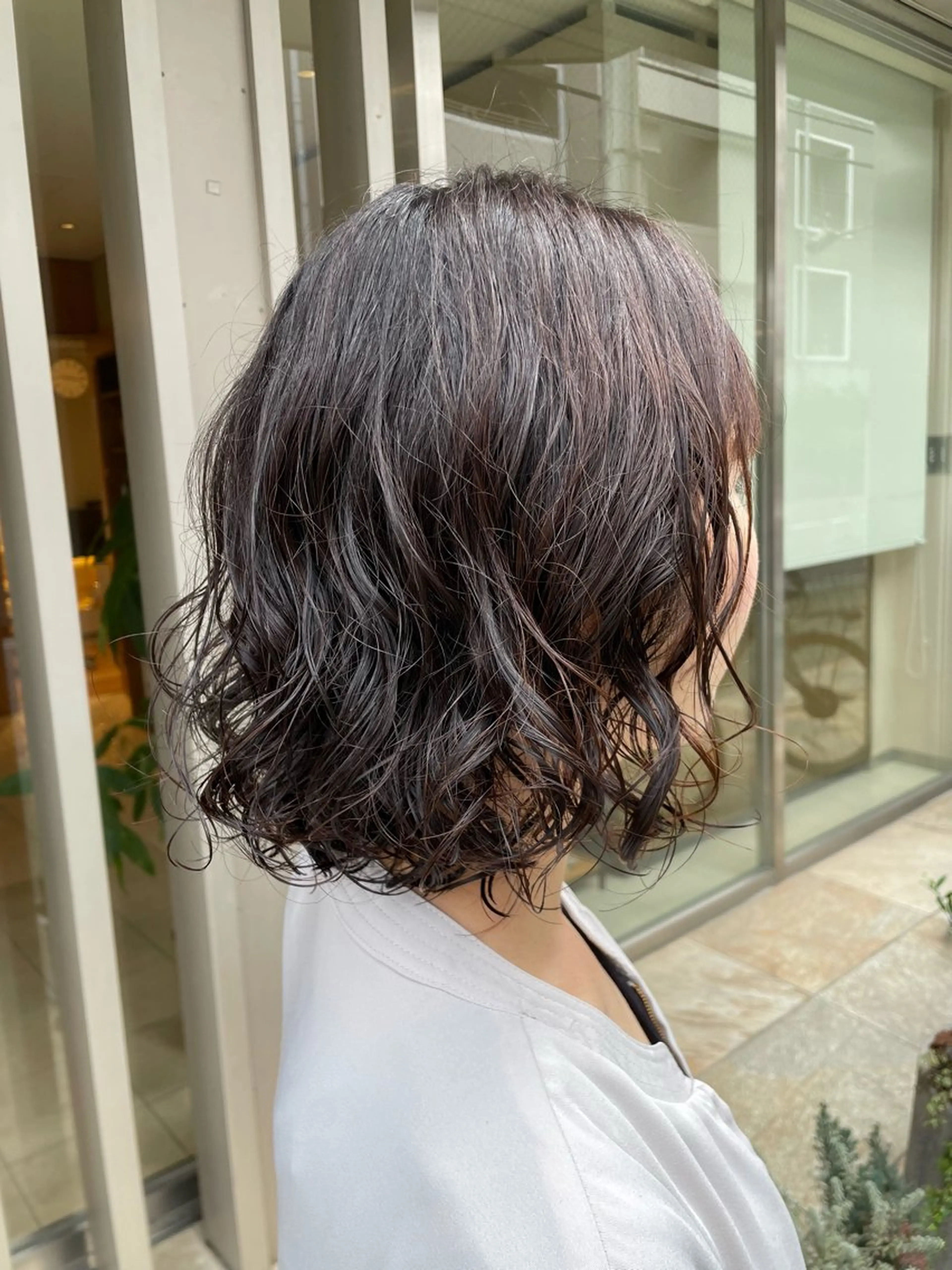 ショート パーマ 黒坂 唯奈 /パーマとボブ特化のヘアスタイル