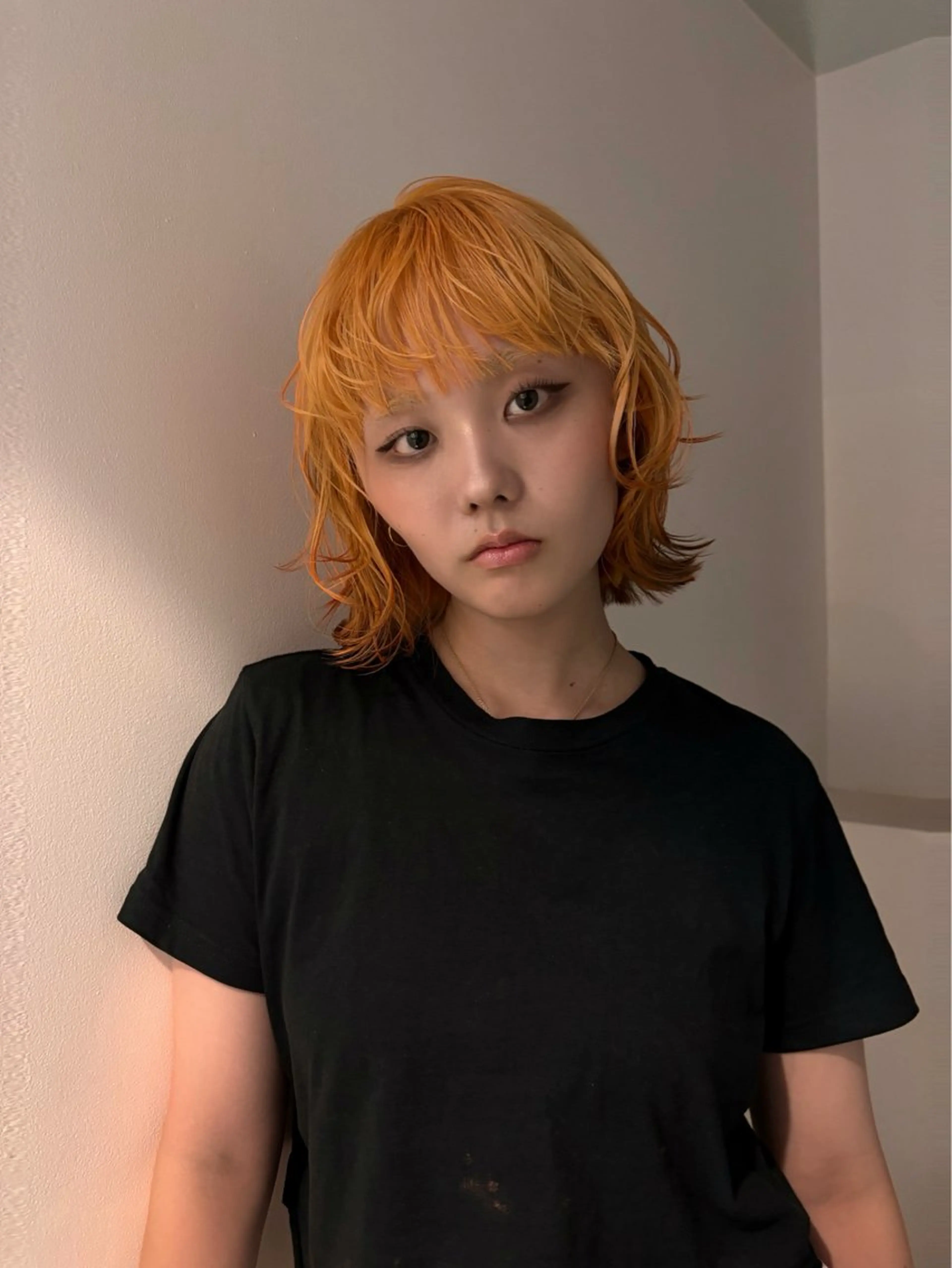 ミディアム ヘアカラー 海外ボブ/ブリーチ 💟/MIU☆のヘアスタイル