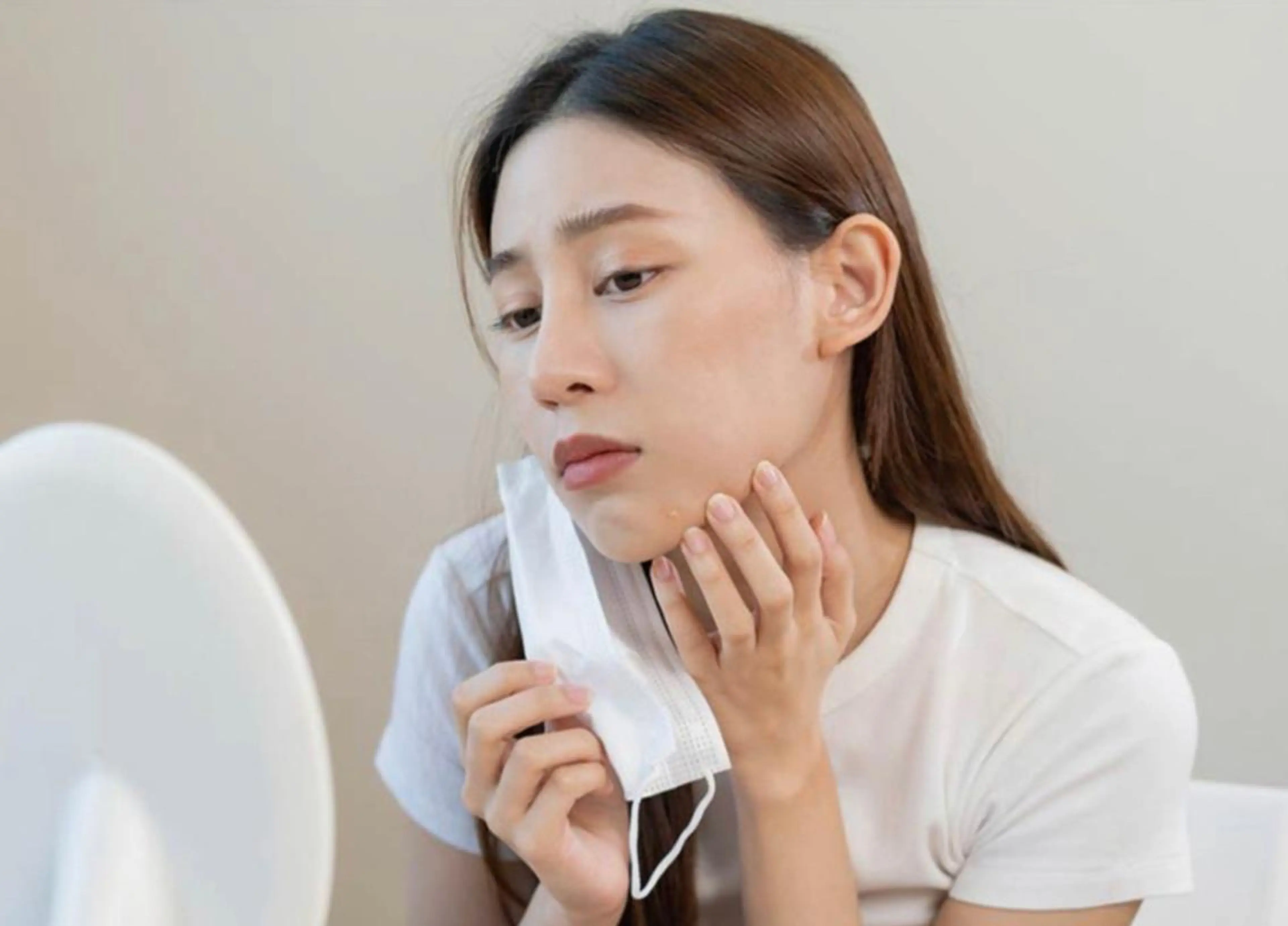 【マスク荒れした方😷】頬やフェイスラインの広範囲ニキビに❗️効果をじっくり見たい方向け2回券✨の写真