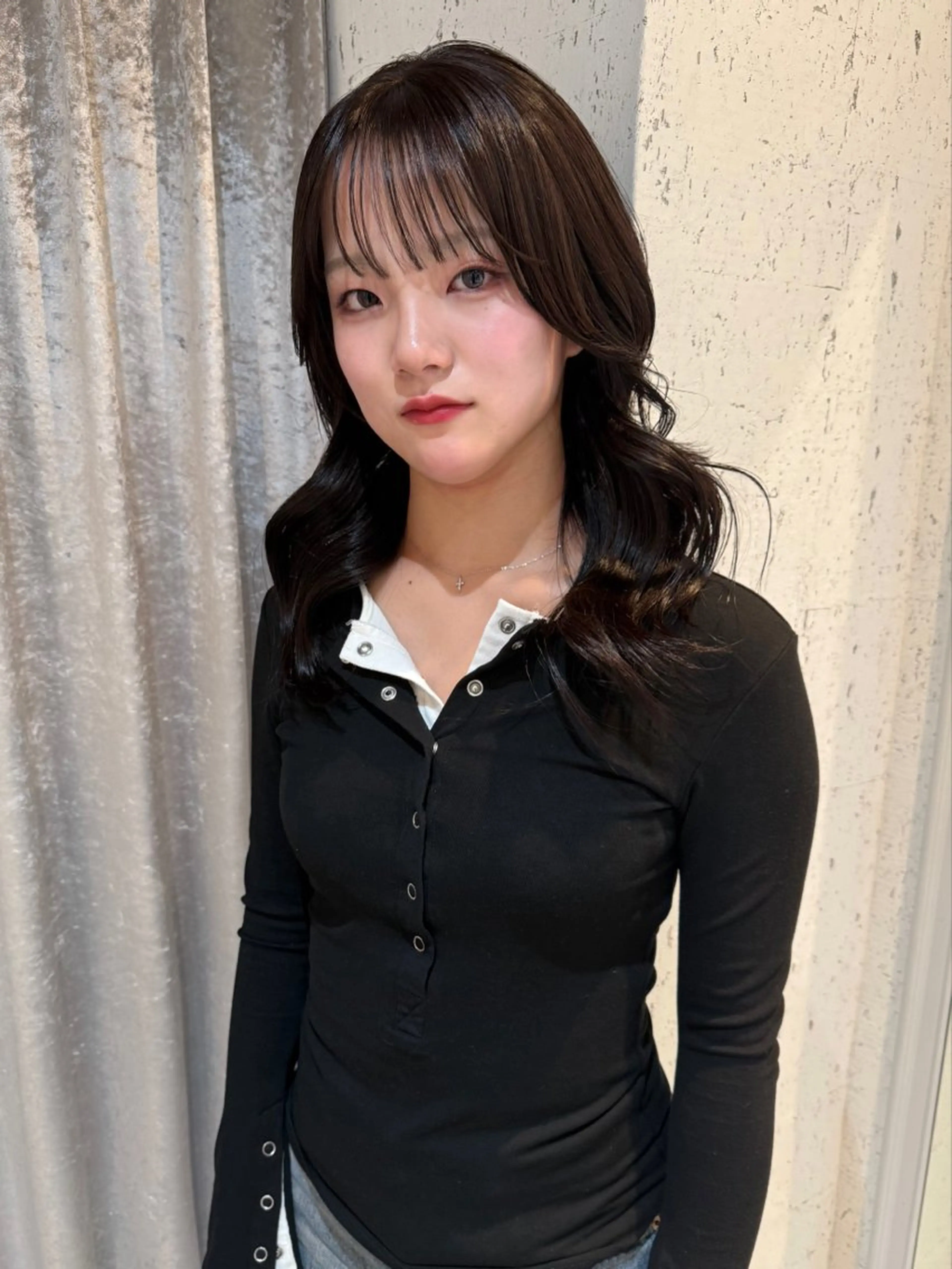 ミディアム カラー 透明感カラー カット ヘアカラー トリートメント mai / linoah˚✧のヘアスタイル