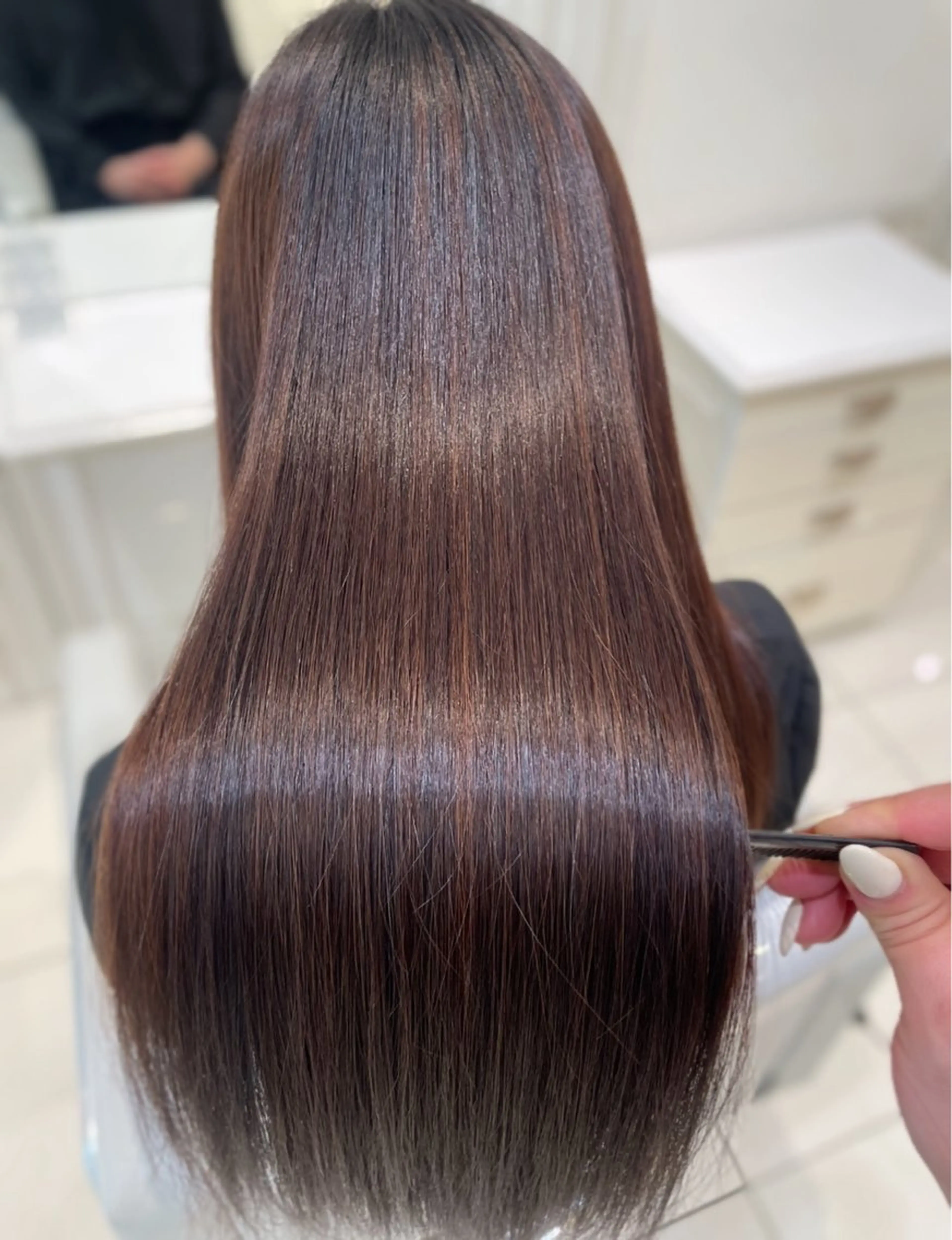 ロング パーマ Ash銀座店💜 misaのヘアスタイル