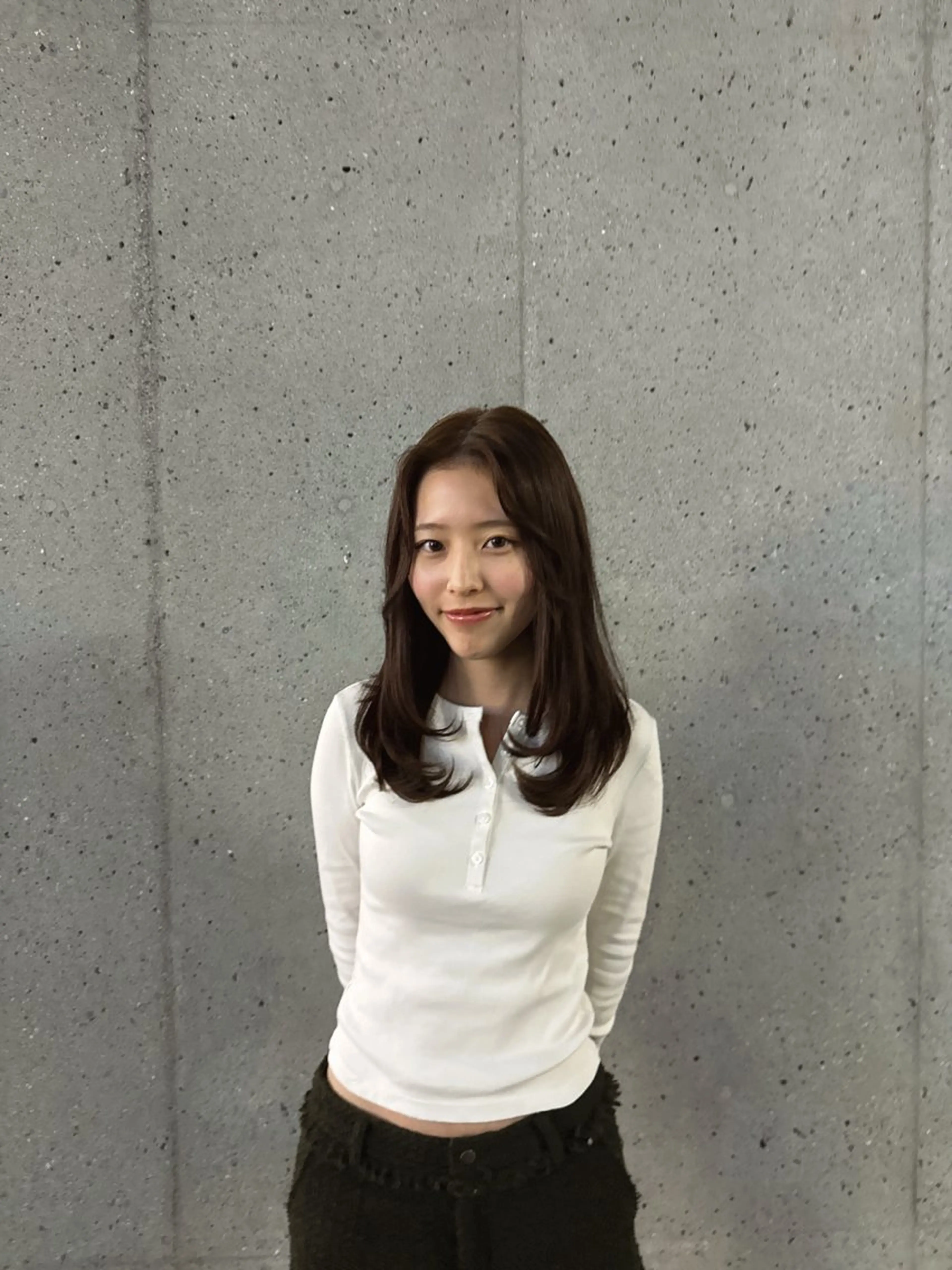 セミロング トリートメント Osaka Ikumiのヘアスタイル