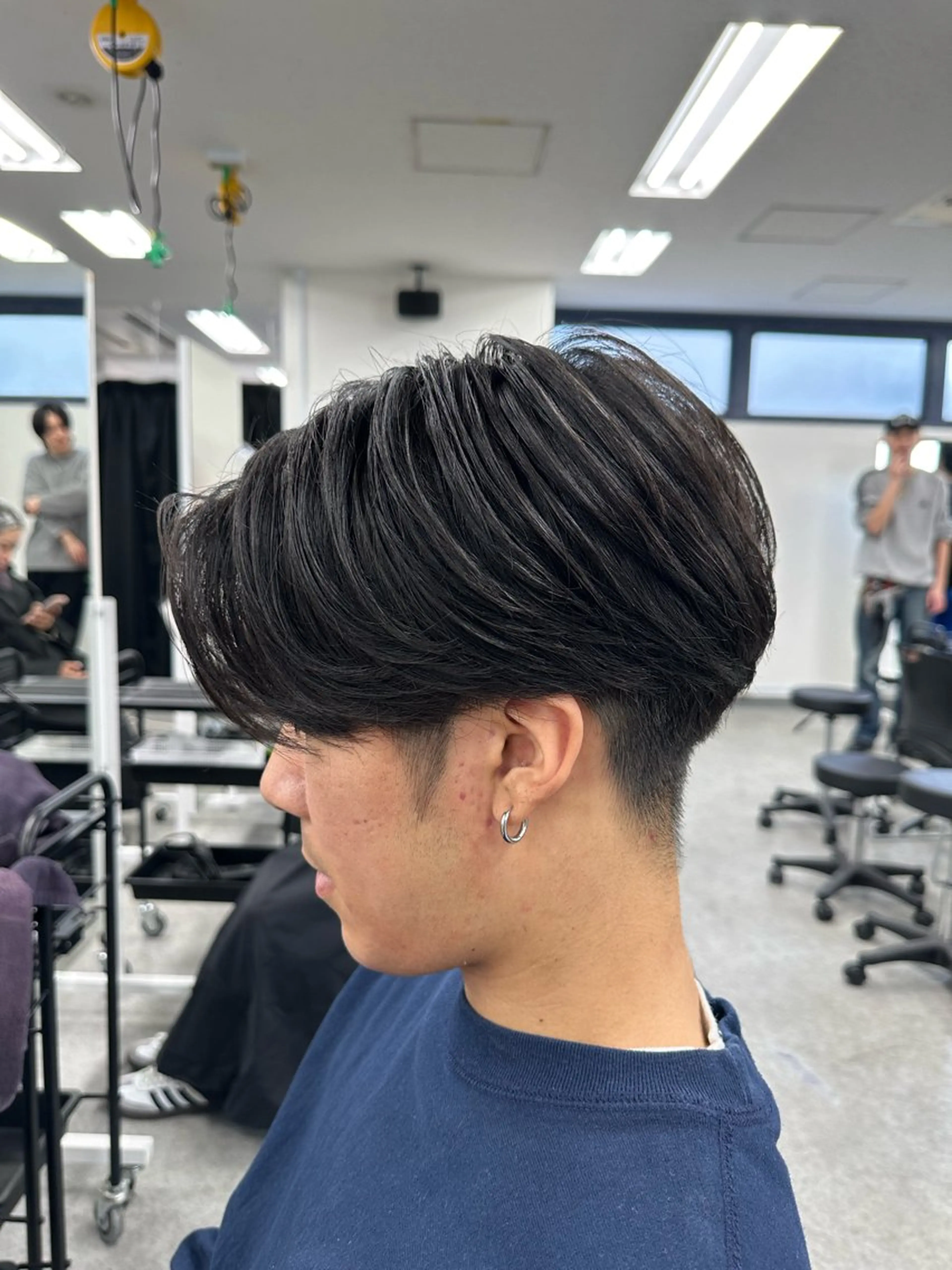 ショート メンズ センターパート 【パーマ率90%】 サエキカズマのヘアスタイル