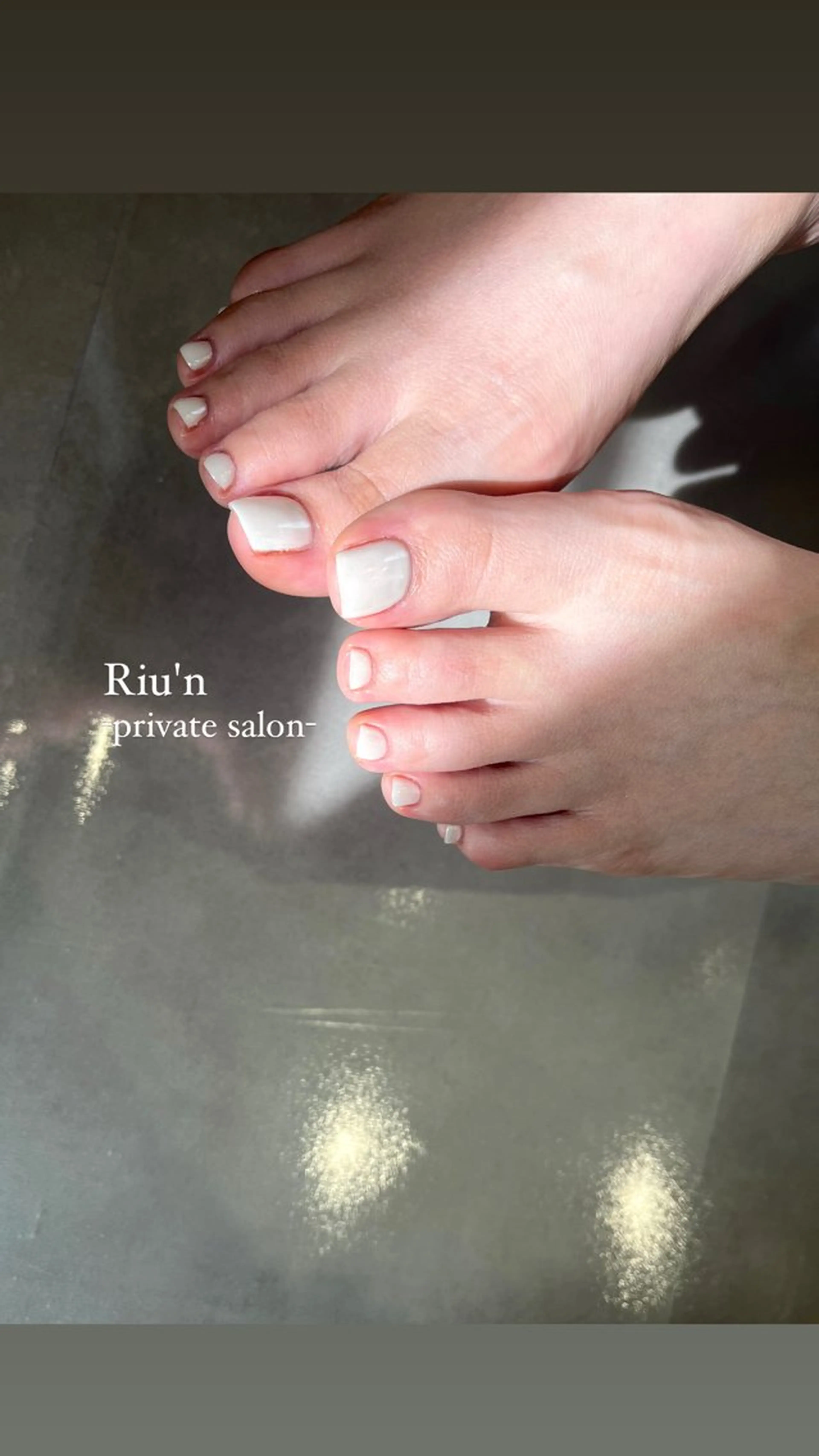 フットネイル* ワンカラー*(オフ込み)の写真