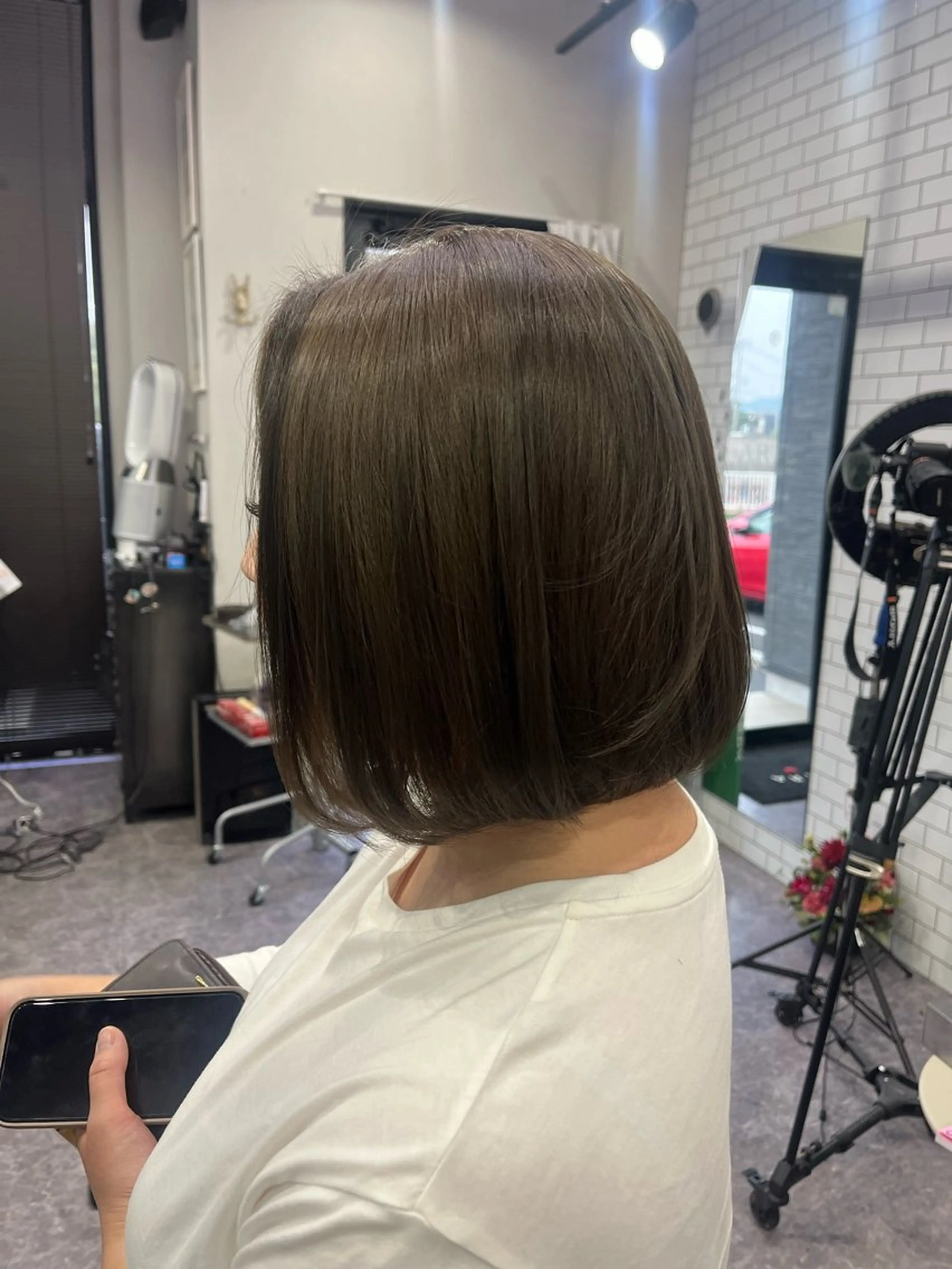 ショート カラー 友滝 真菜美のヘアスタイル