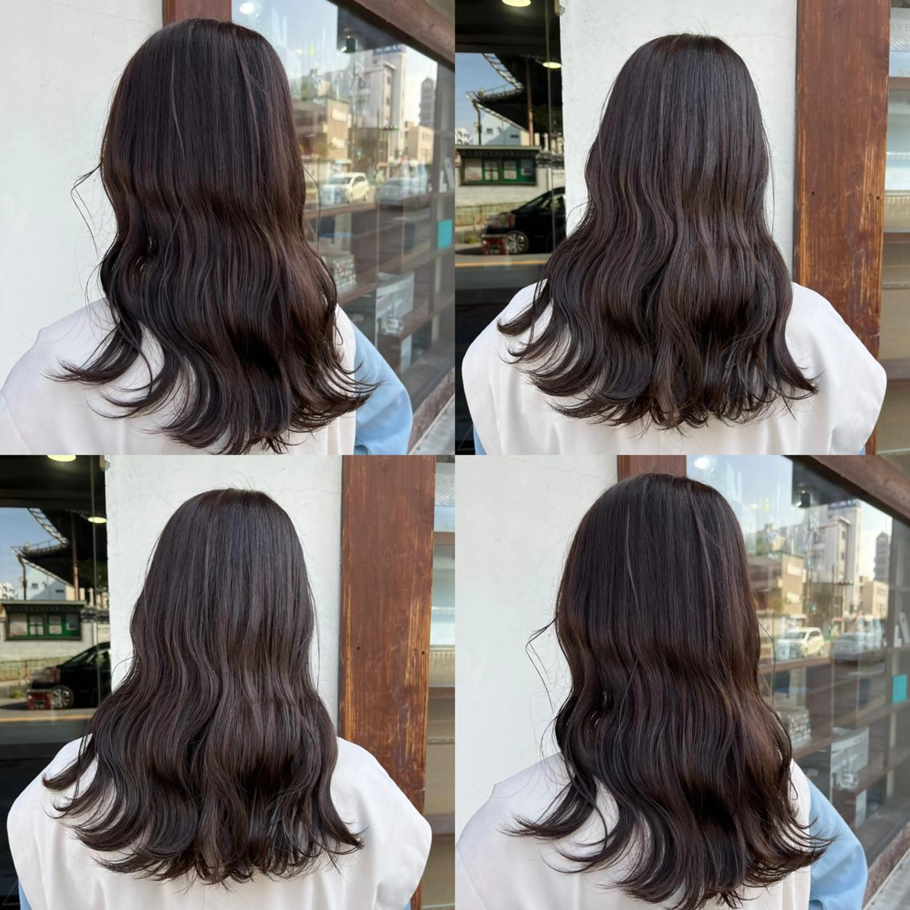 セミロング カラー 髪質改善･縮毛矯正 特化･ユウシンのヘアスタイル