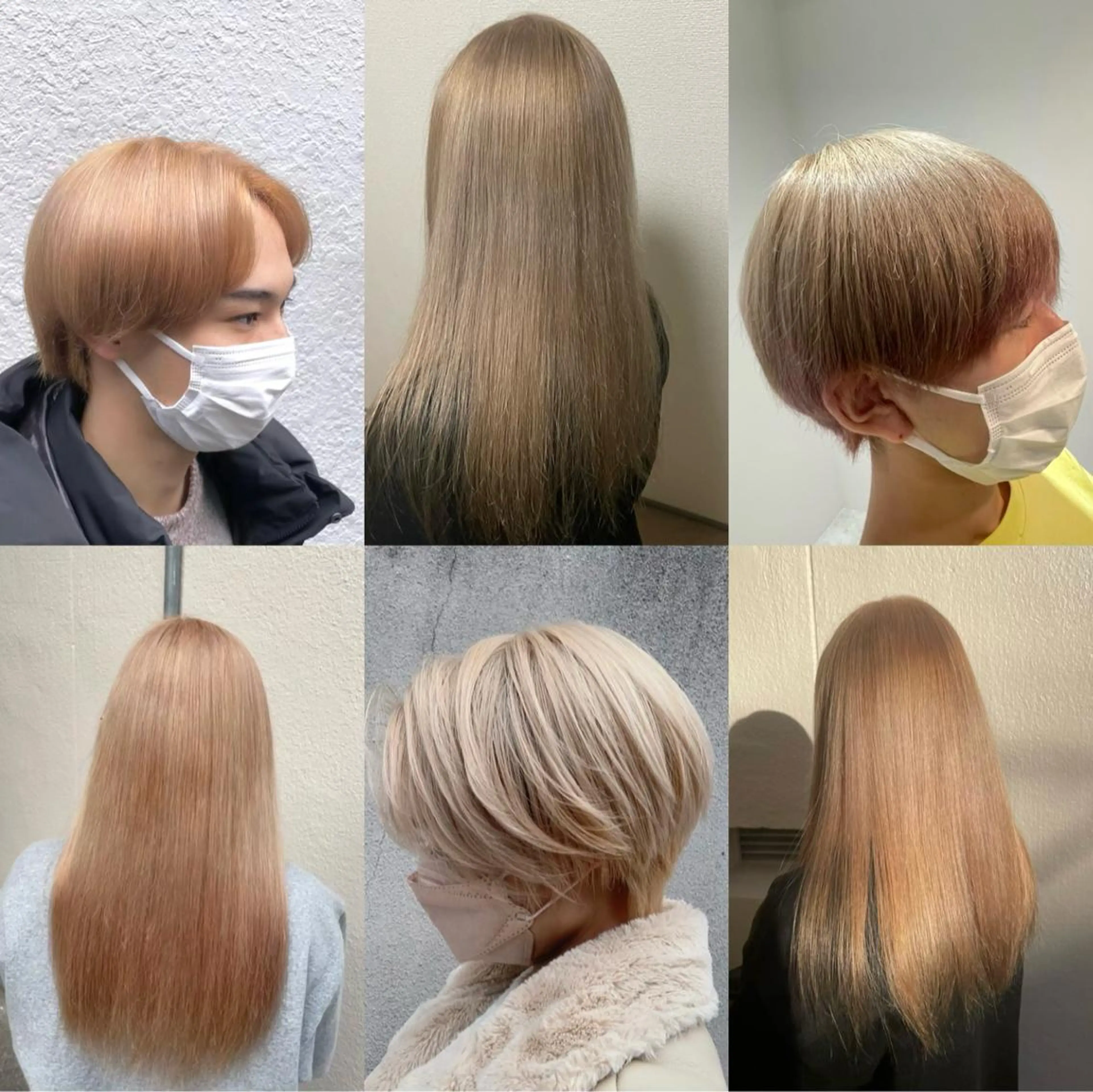 ミディアム カラー メンズ 🧸赤み消し🐾 ラベンダ/ミルクティのヘアスタイル