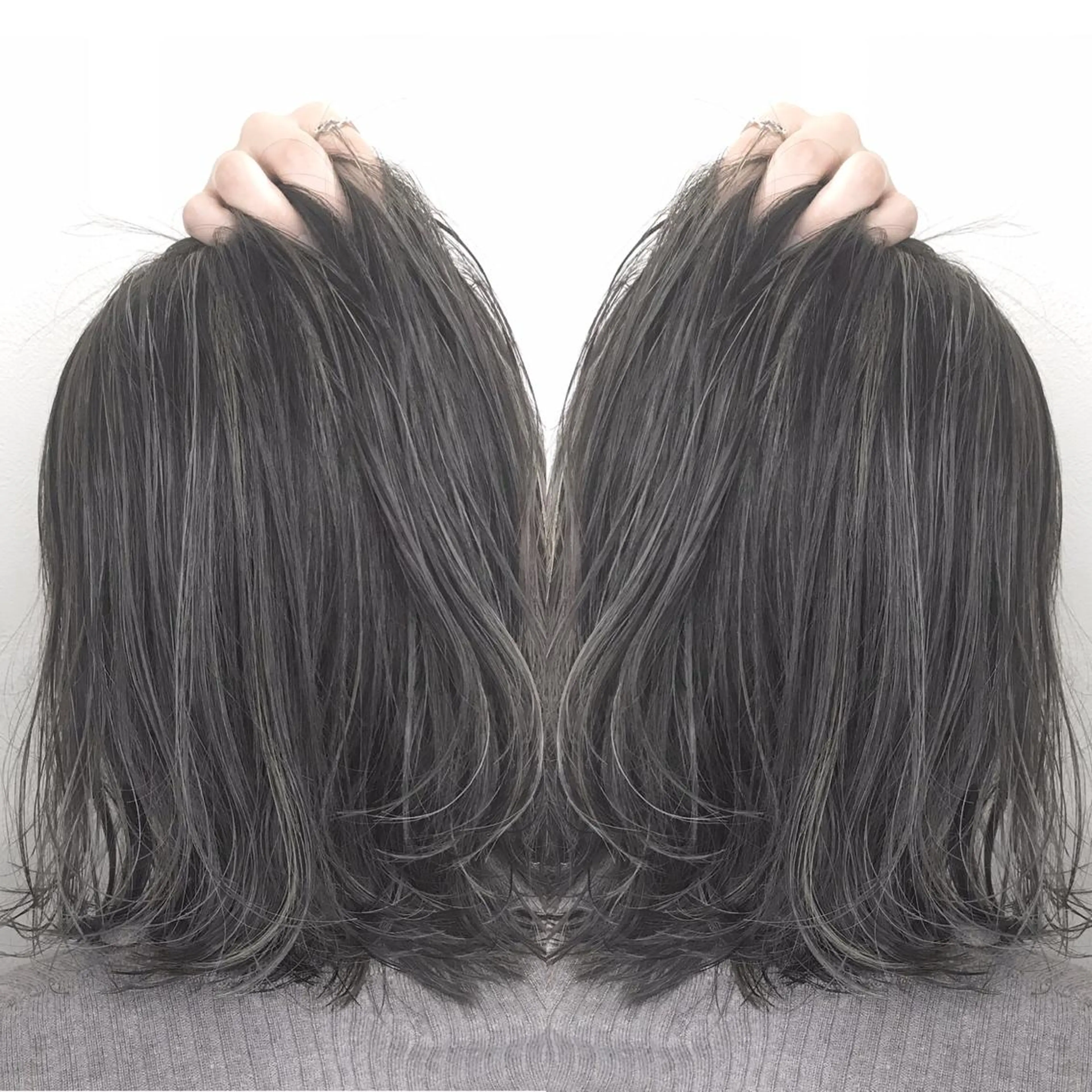 セミロング ハイトーンカラー/ YUTAのヘアスタイル