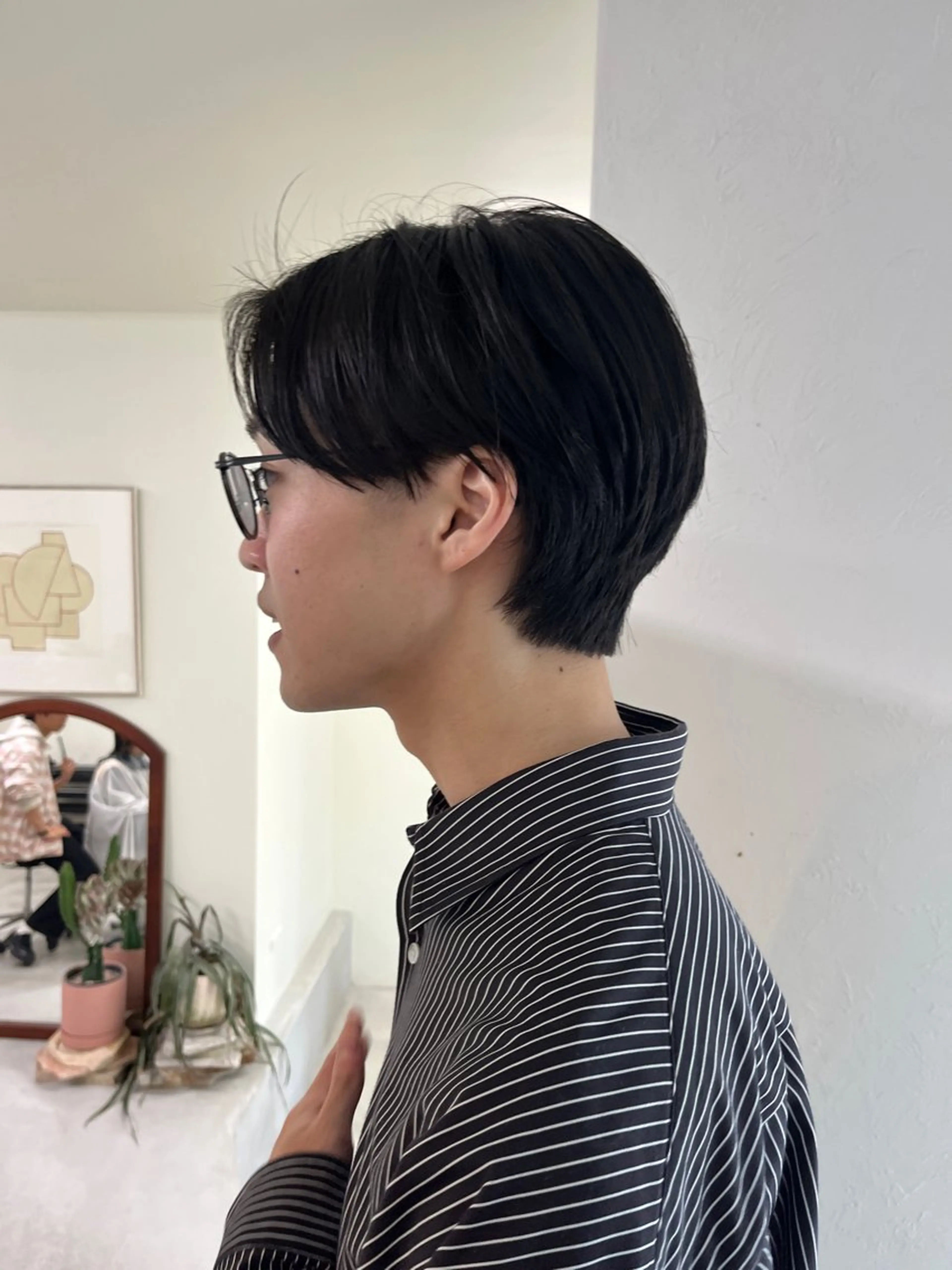 ショート メンズ 刈り上げ ショートヘア メンズハイトーン/栄 /イトウタケルのヘアスタイル